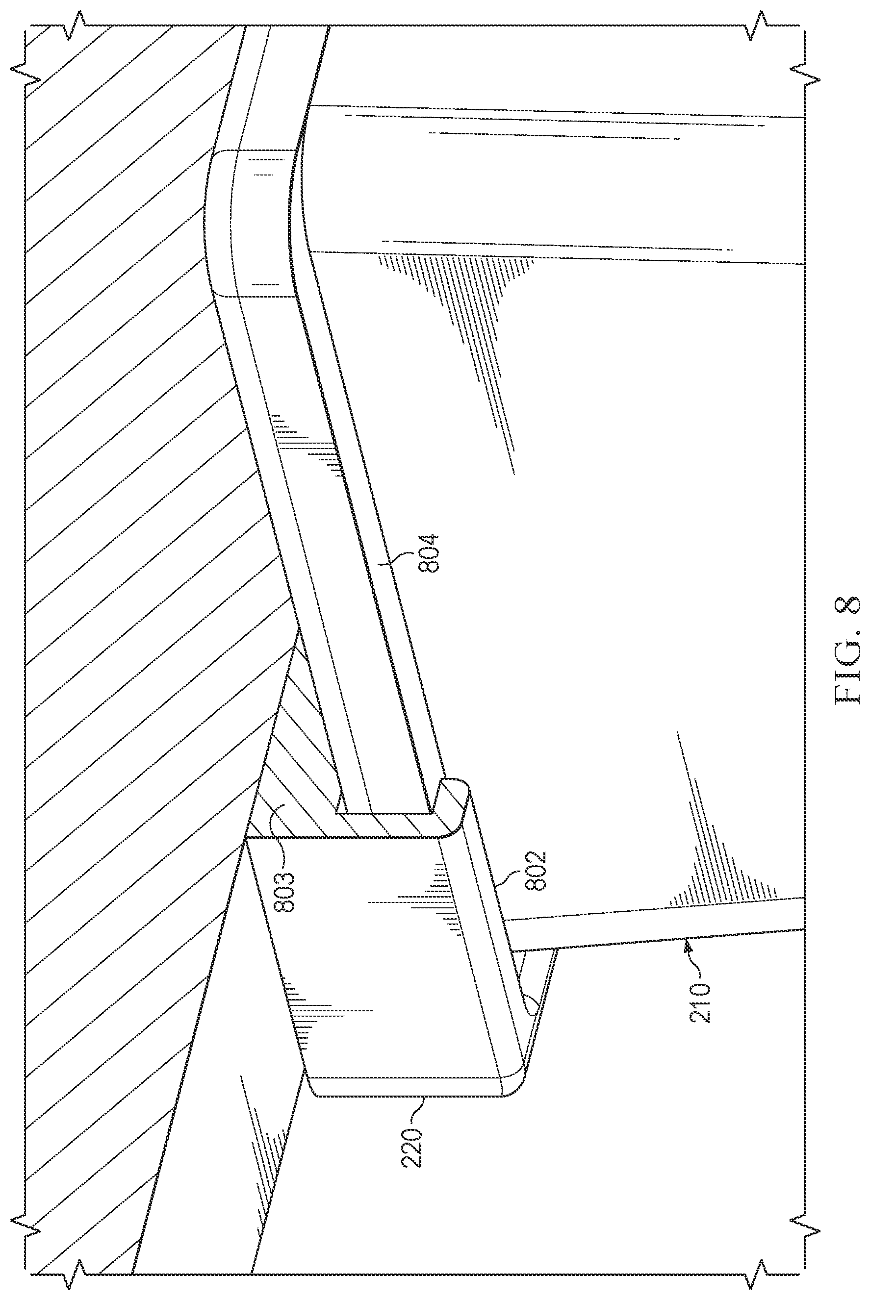Patent US12396564 Figure 8 – Outdoor furniture piece with temperature control