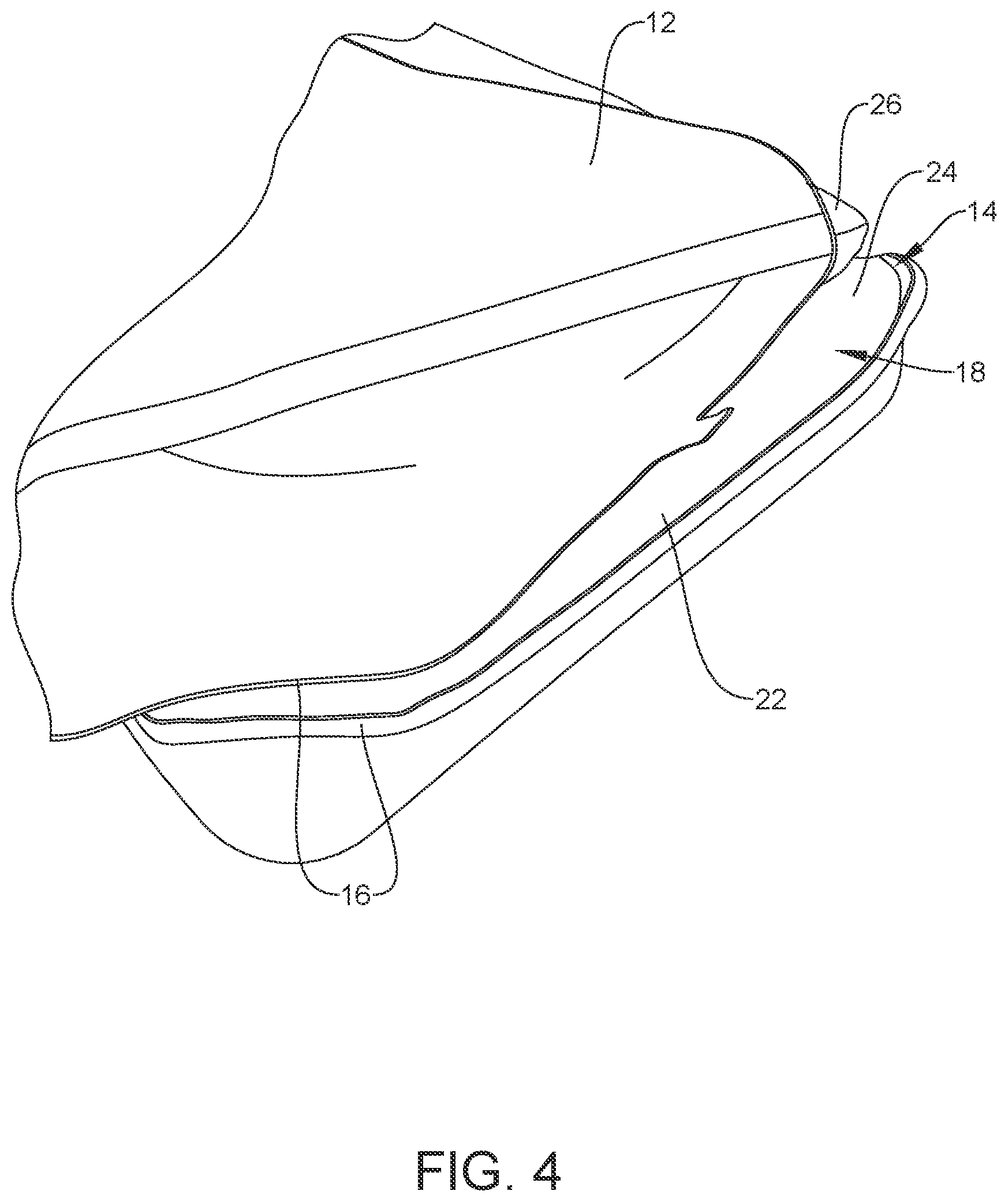 Patent US12396569 Figure 4 – Mattress assembly