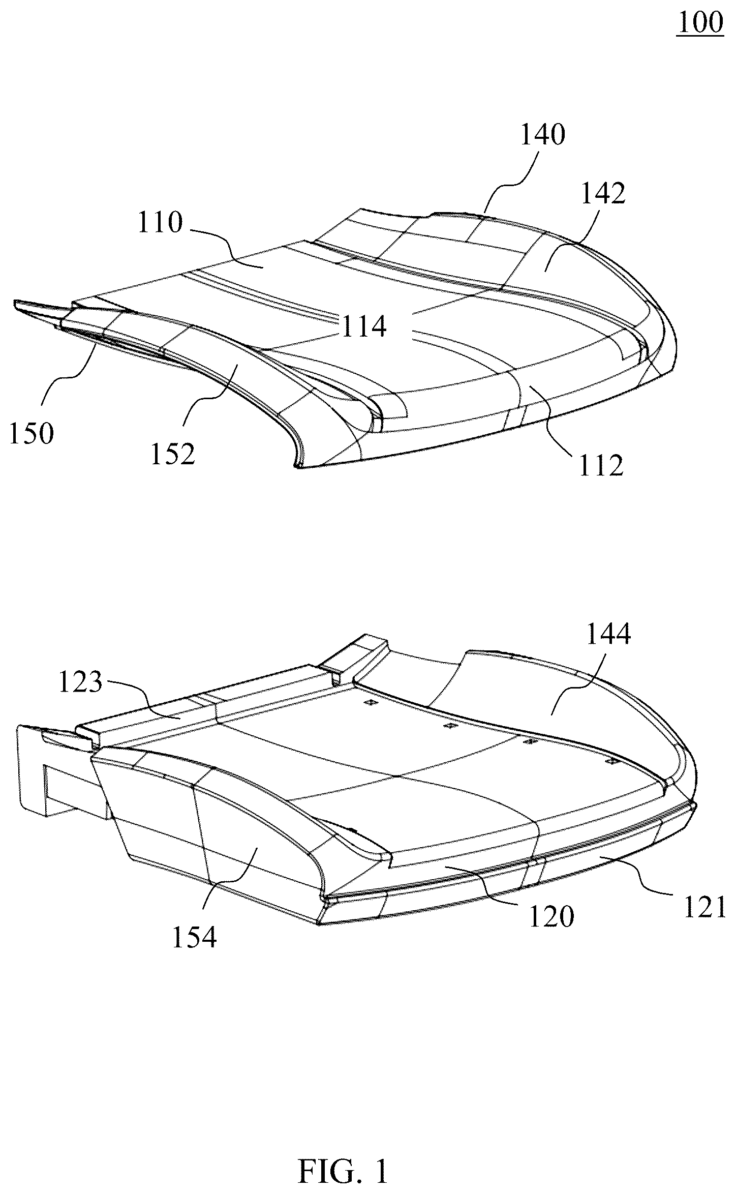 Patent US12396571 — Supportive apparatus for a furniture item — Figure 1