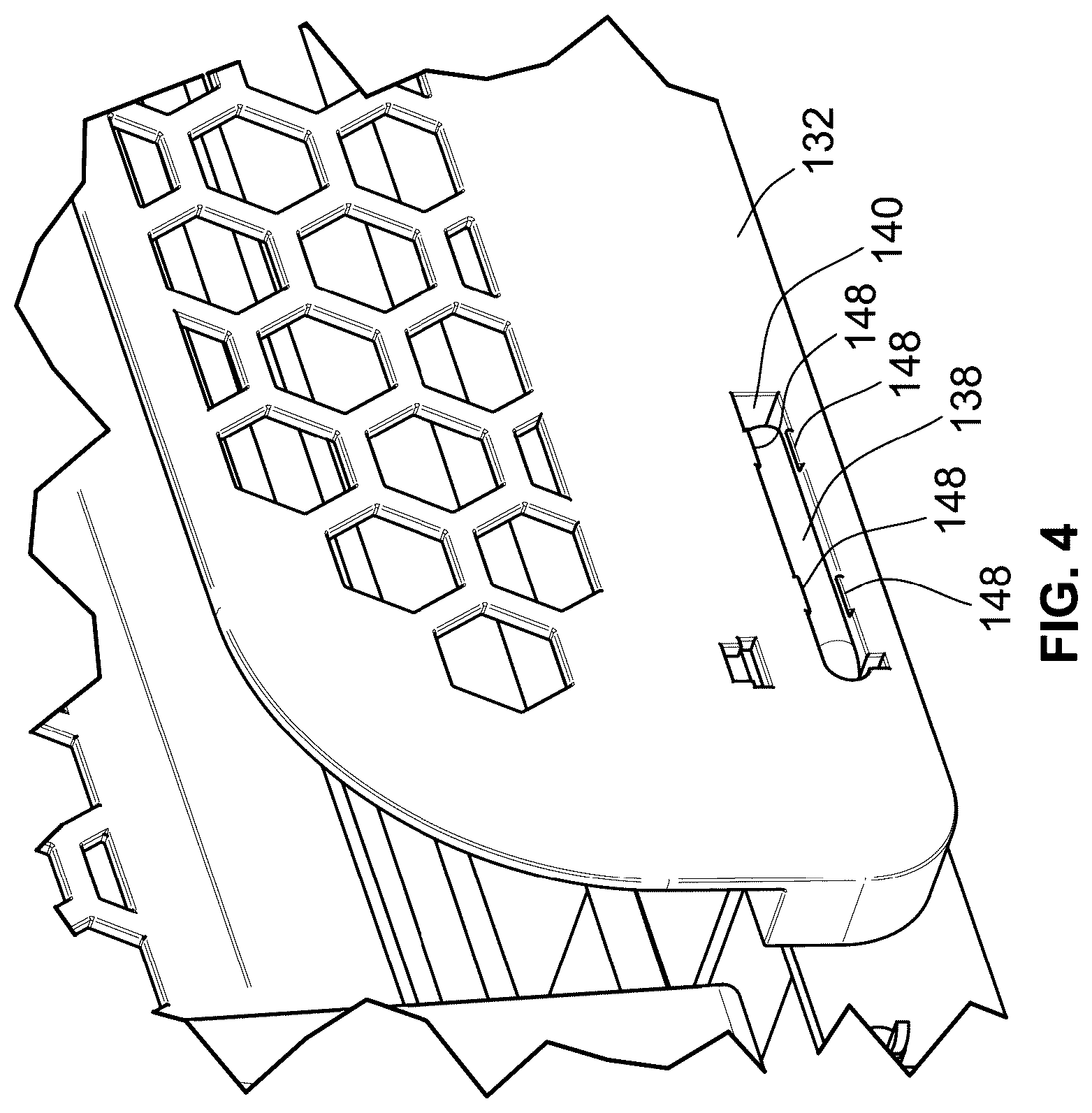 Patent US12396573 Figure 4 – Retail merchandise tray