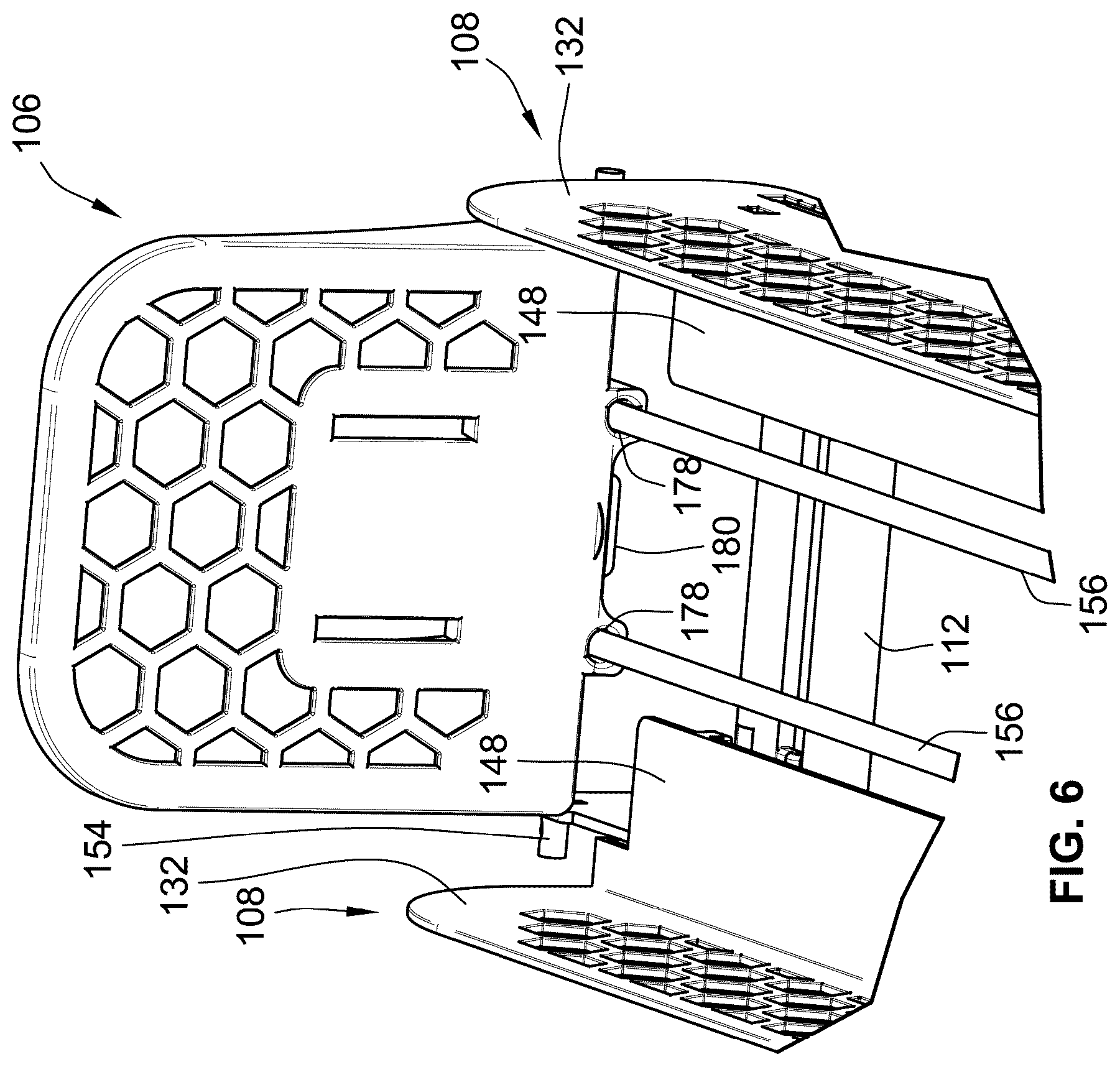 Patent US12396573 Figure 6 – Retail merchandise tray