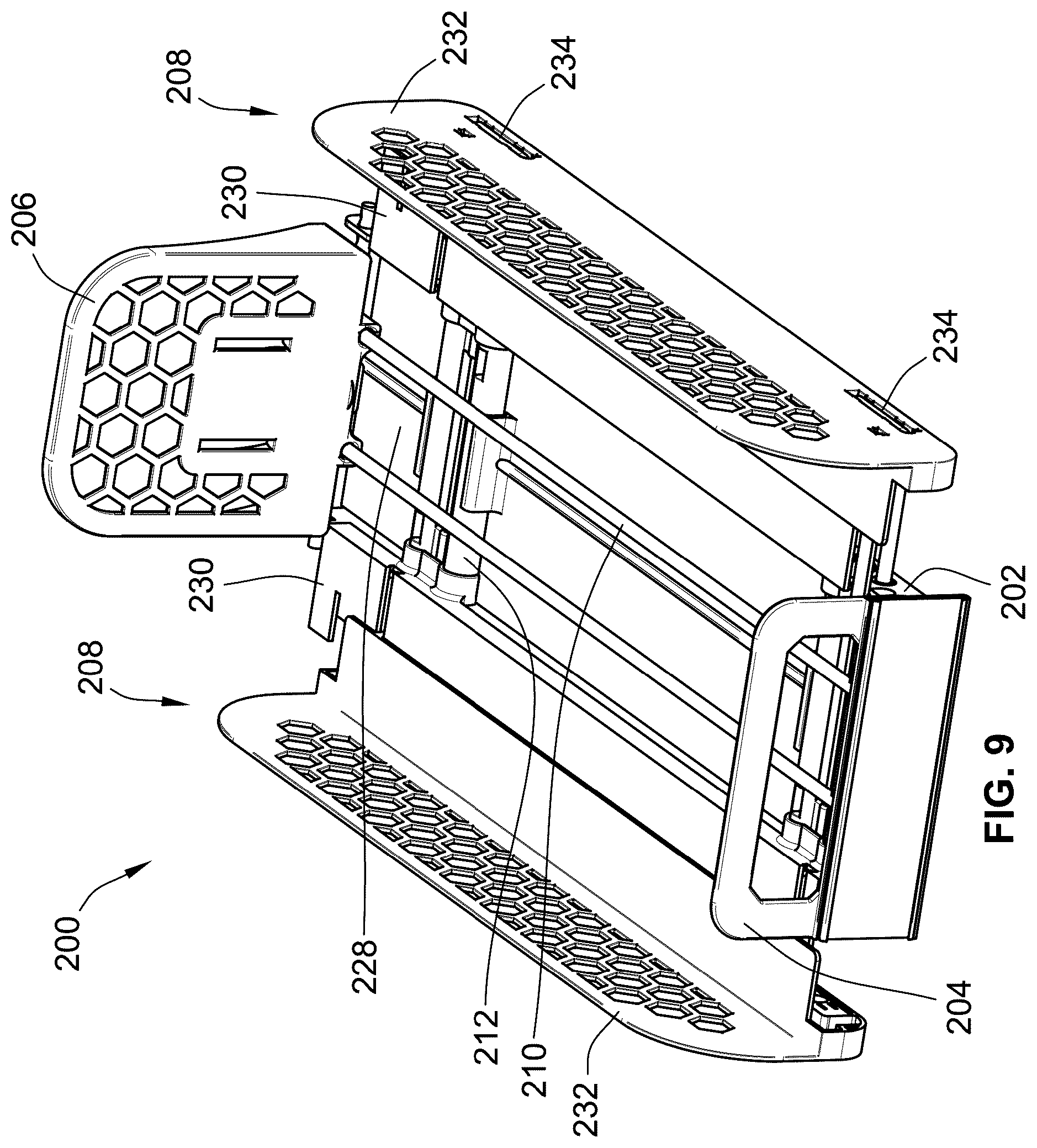 Patent US12396573 Figure 9 – Retail merchandise tray