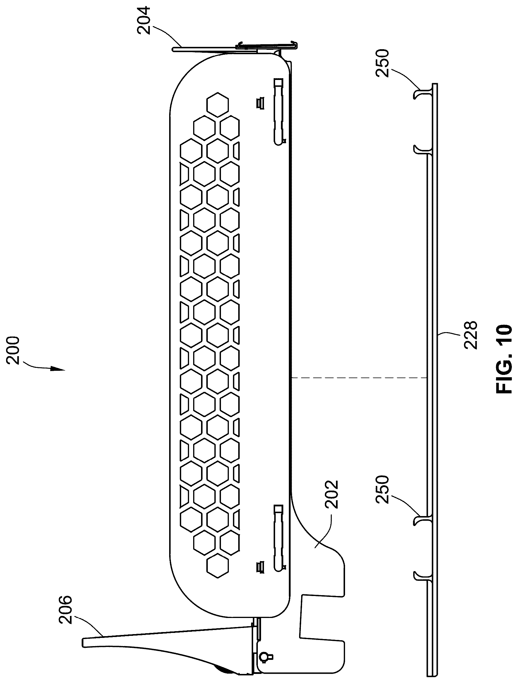Patent US12396573 Figure 10 – Retail merchandise tray