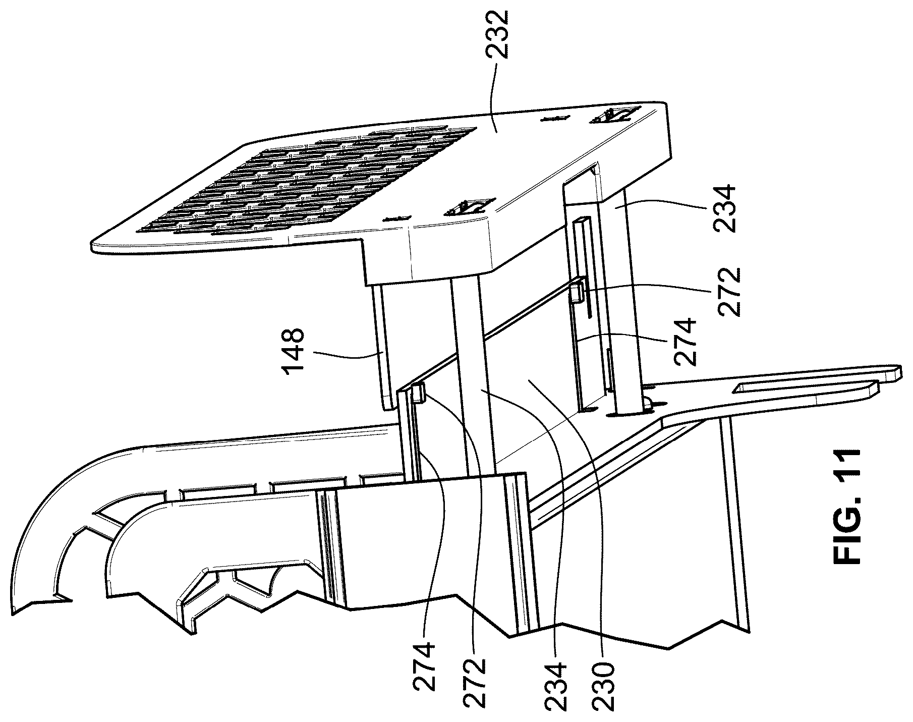 Patent US12396573 Figure 11 – Retail merchandise tray