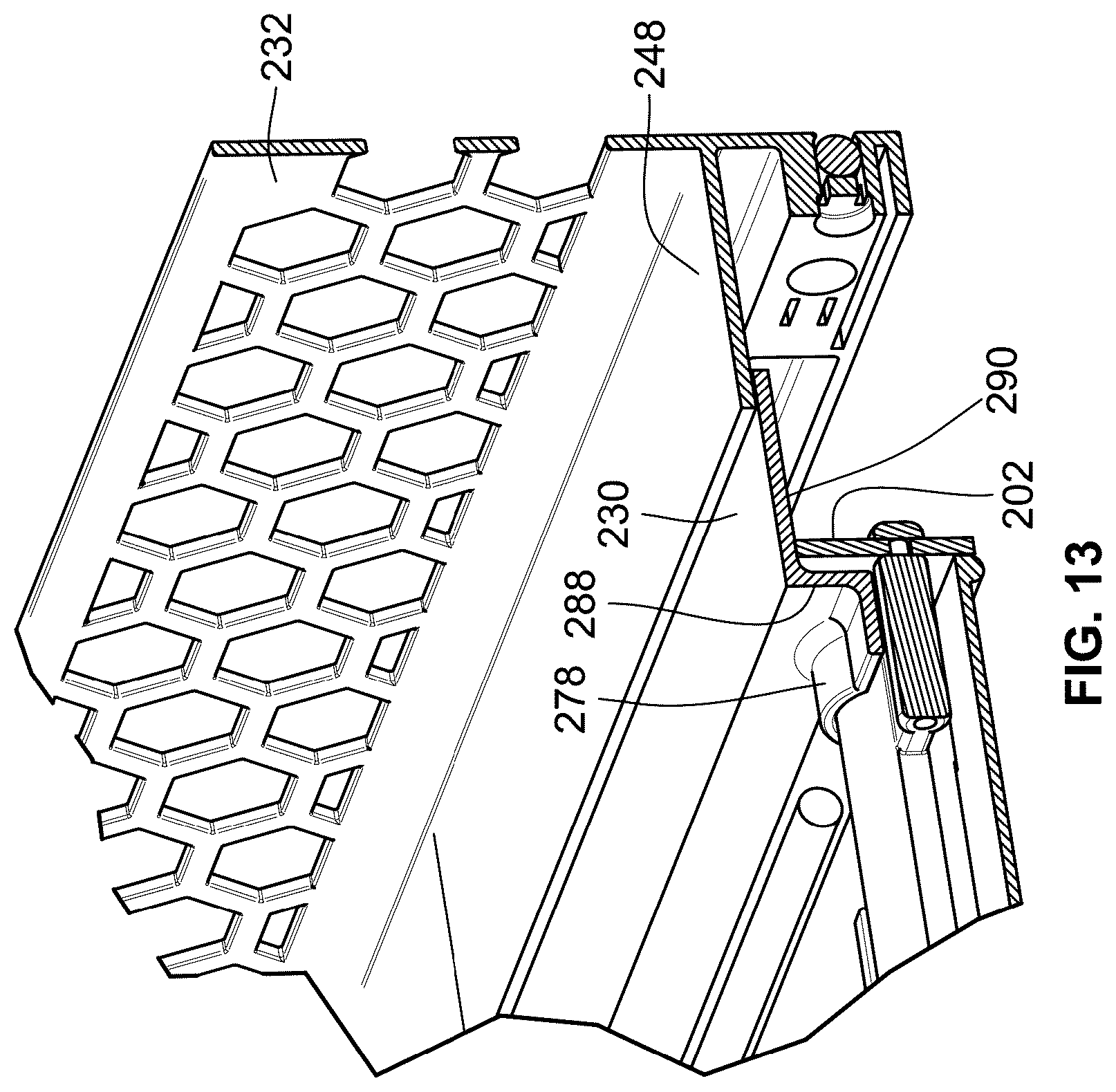 Patent US12396573 Figure 13 – Retail merchandise tray