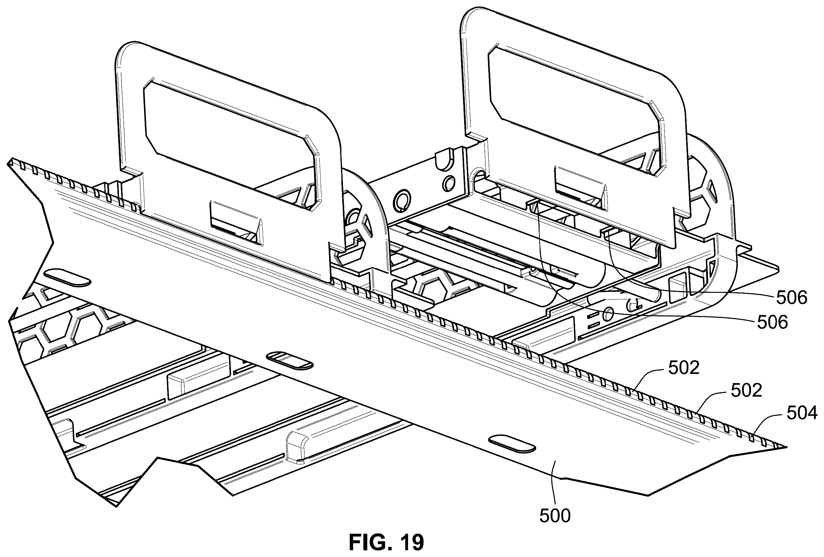 Patent US12396573 Figure 19 – Retail merchandise tray