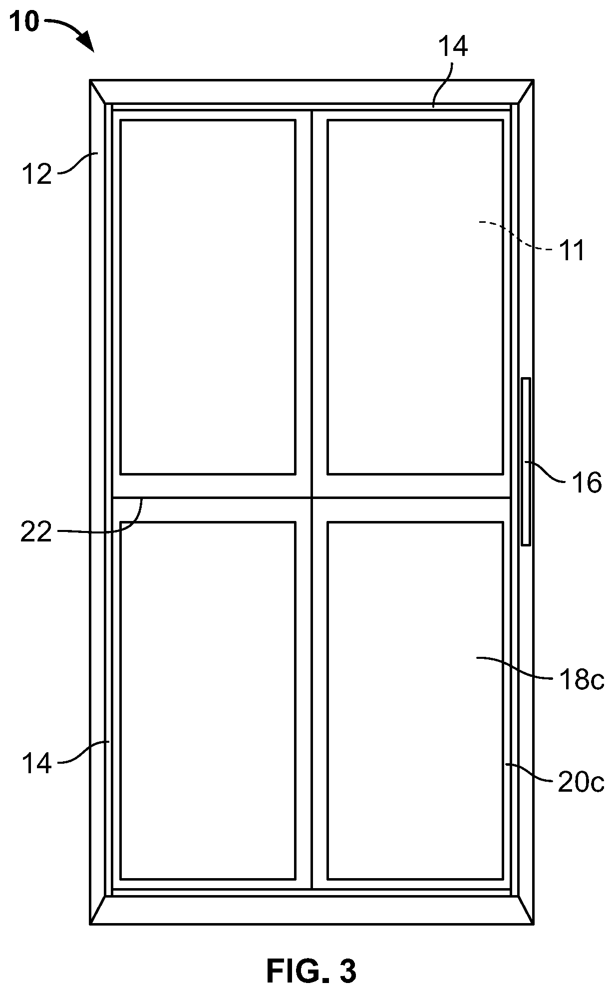 Patent US12396574 Figure 2 – Door for mounting a removable electronic display