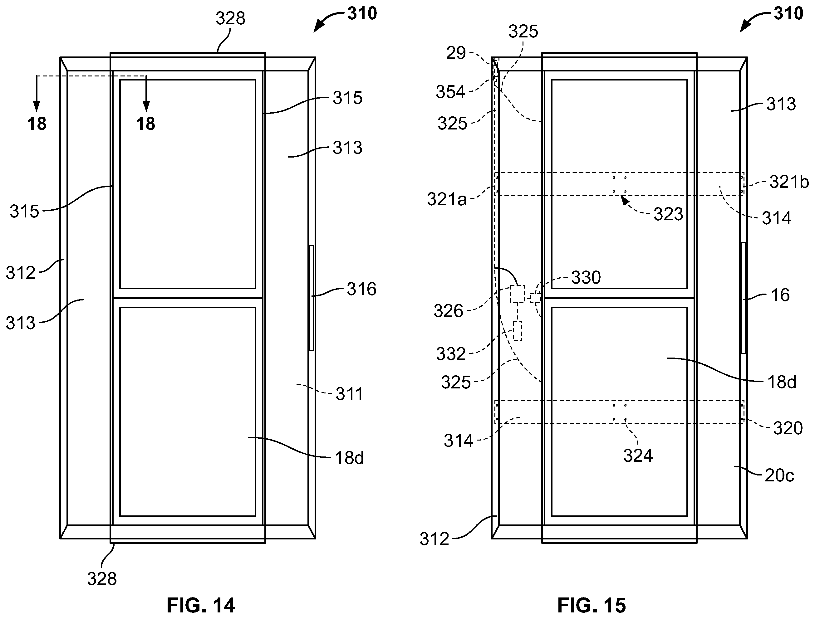 Patent US12396574 Figure 10 – Door for mounting a removable electronic display