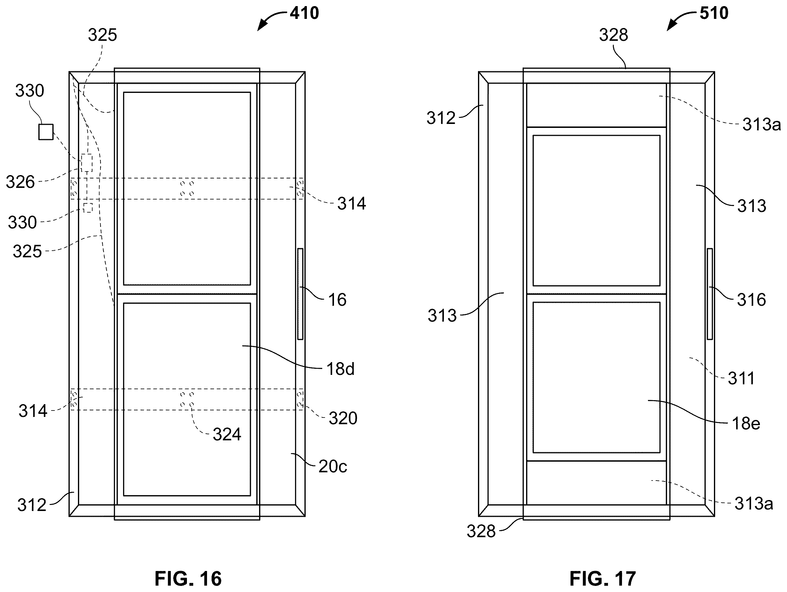 Patent US12396574 Figure 11 – Door for mounting a removable electronic display
