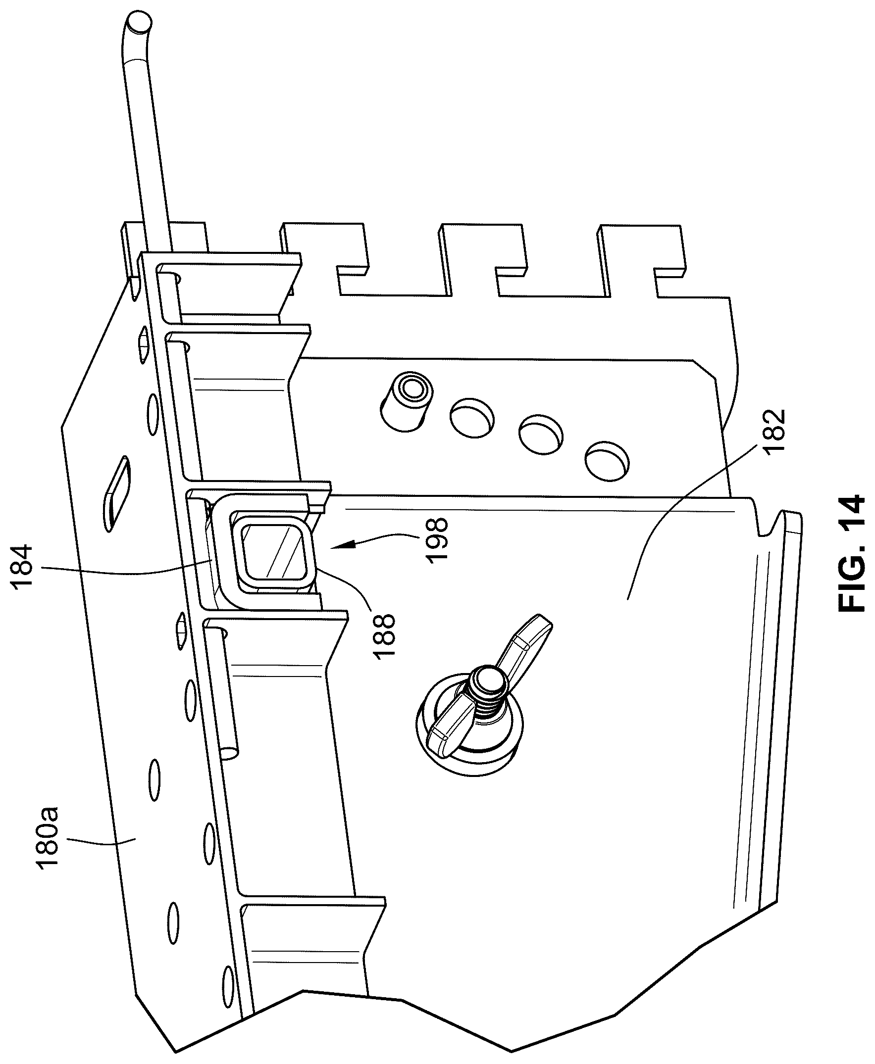Patent US12396575 Figure 10 – Retail shelving system