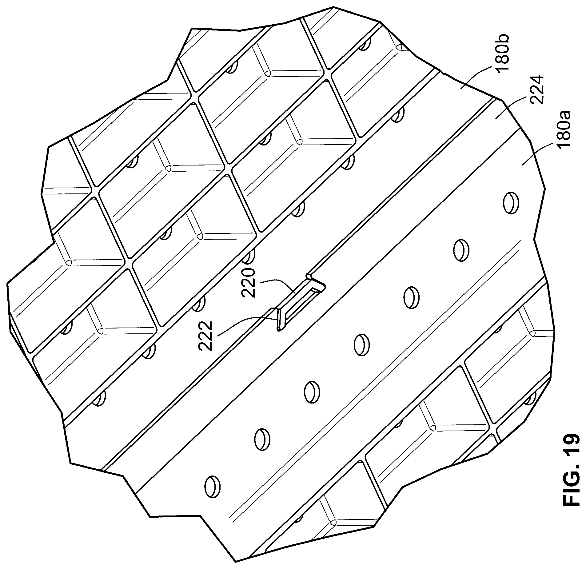 Patent US12396575 Figure 15 – Retail shelving system