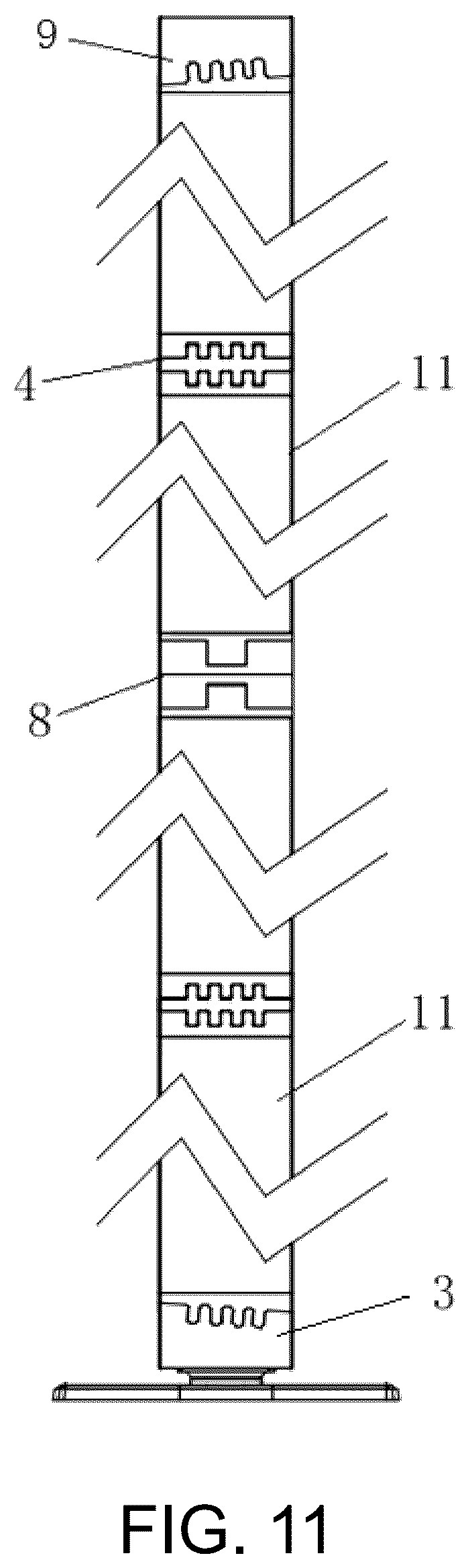 Patent US12396576 Figure 8 – Folding display rack