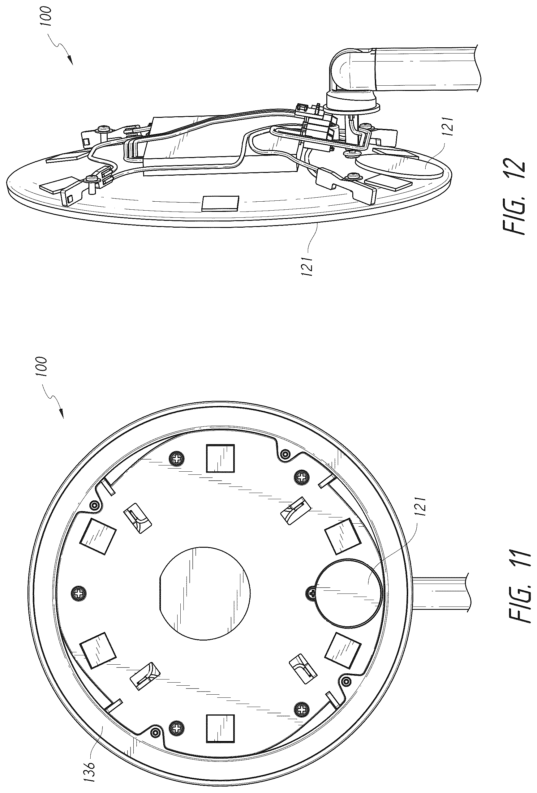 Patent US12396577 Figure 8 – Vanity mirror with hidden sensor