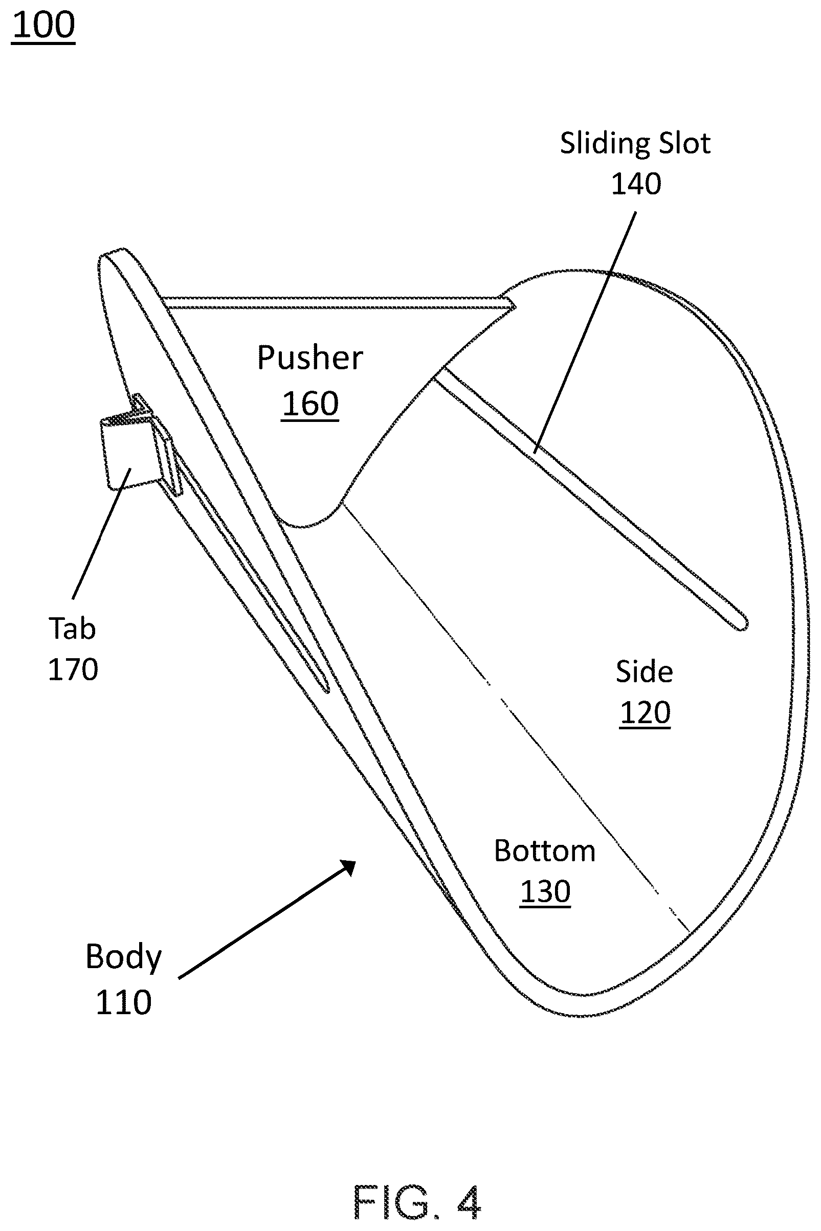 Patent US12396581 Figure 4 – Taco holder