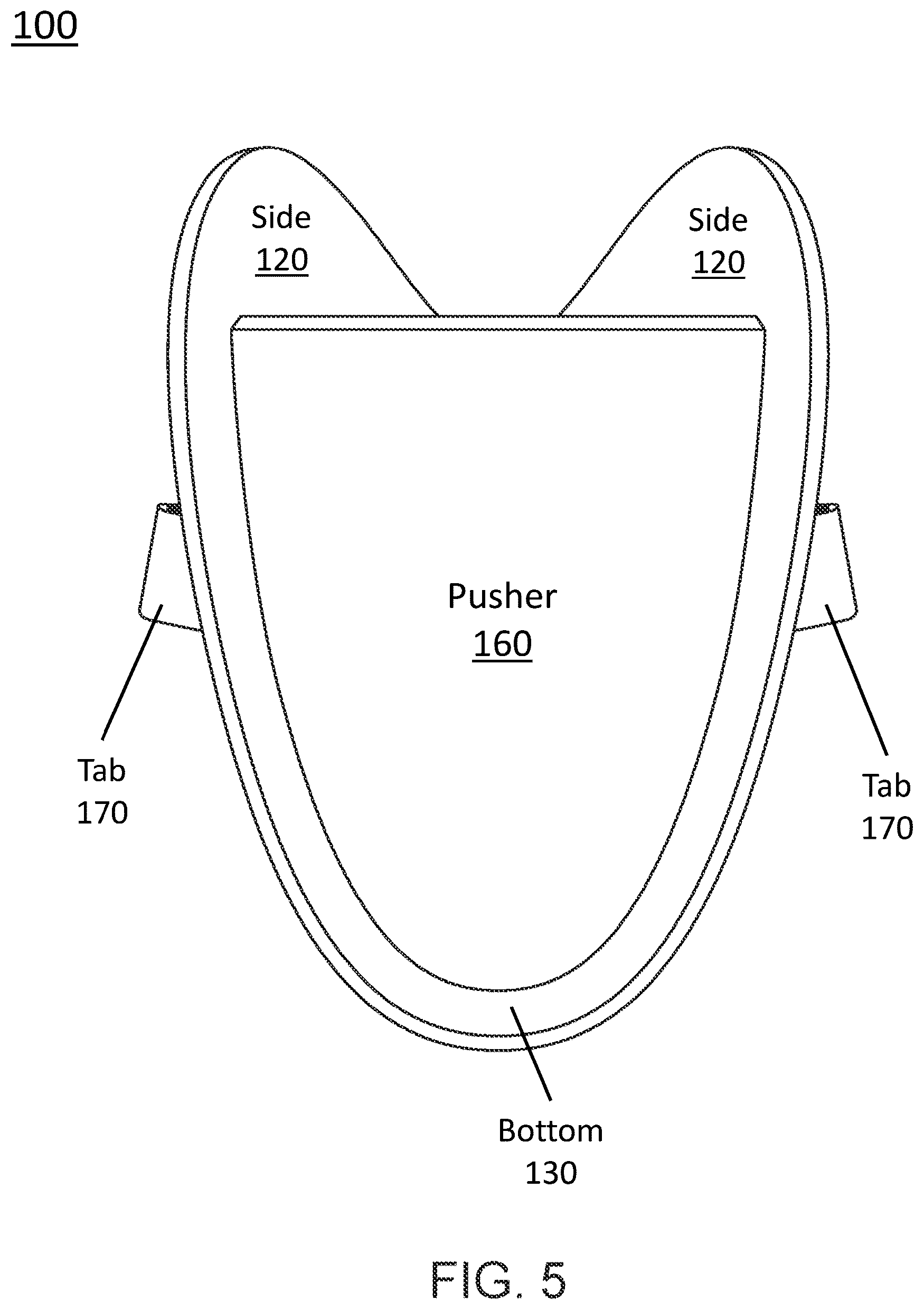 Patent US12396581 Figure 5 – Taco holder