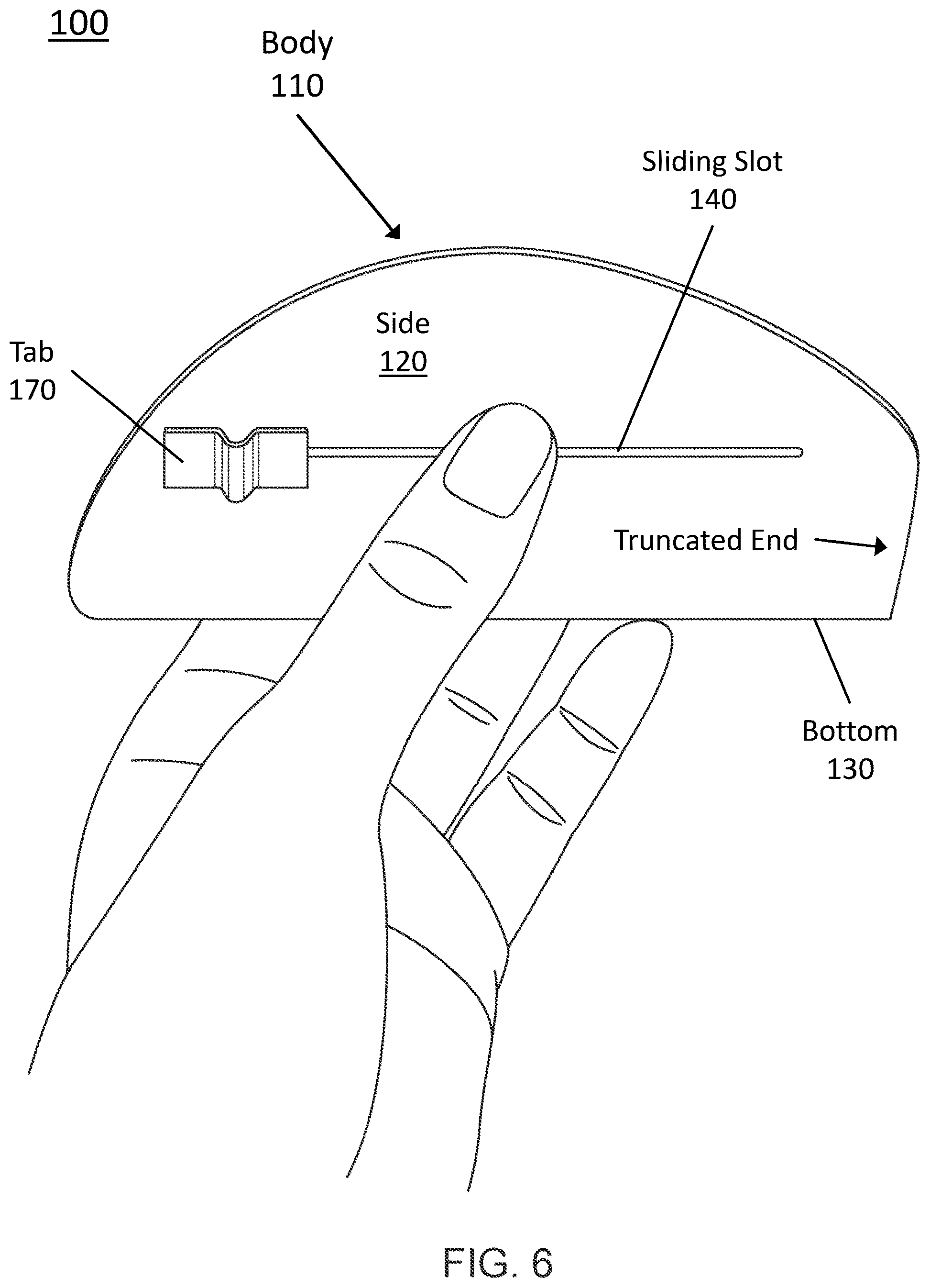 Patent US12396581 Figure 6 – Taco holder