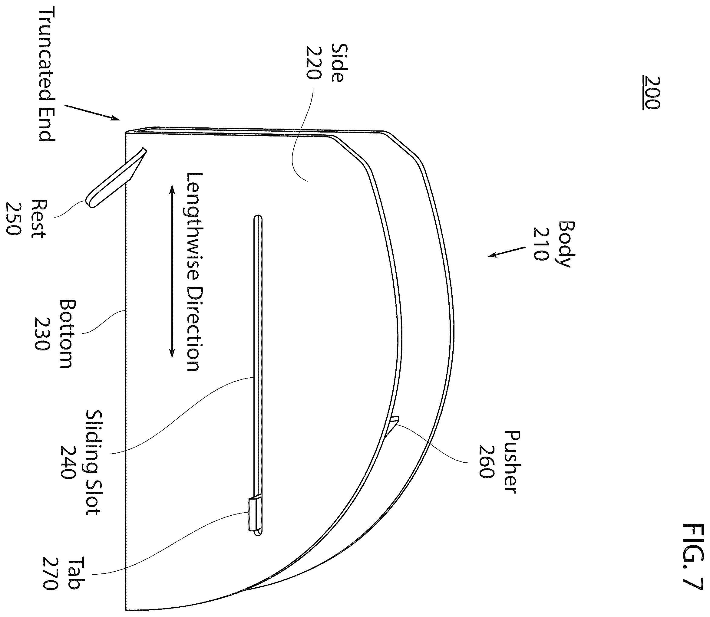 Patent US12396581 Figure 7 – Taco holder