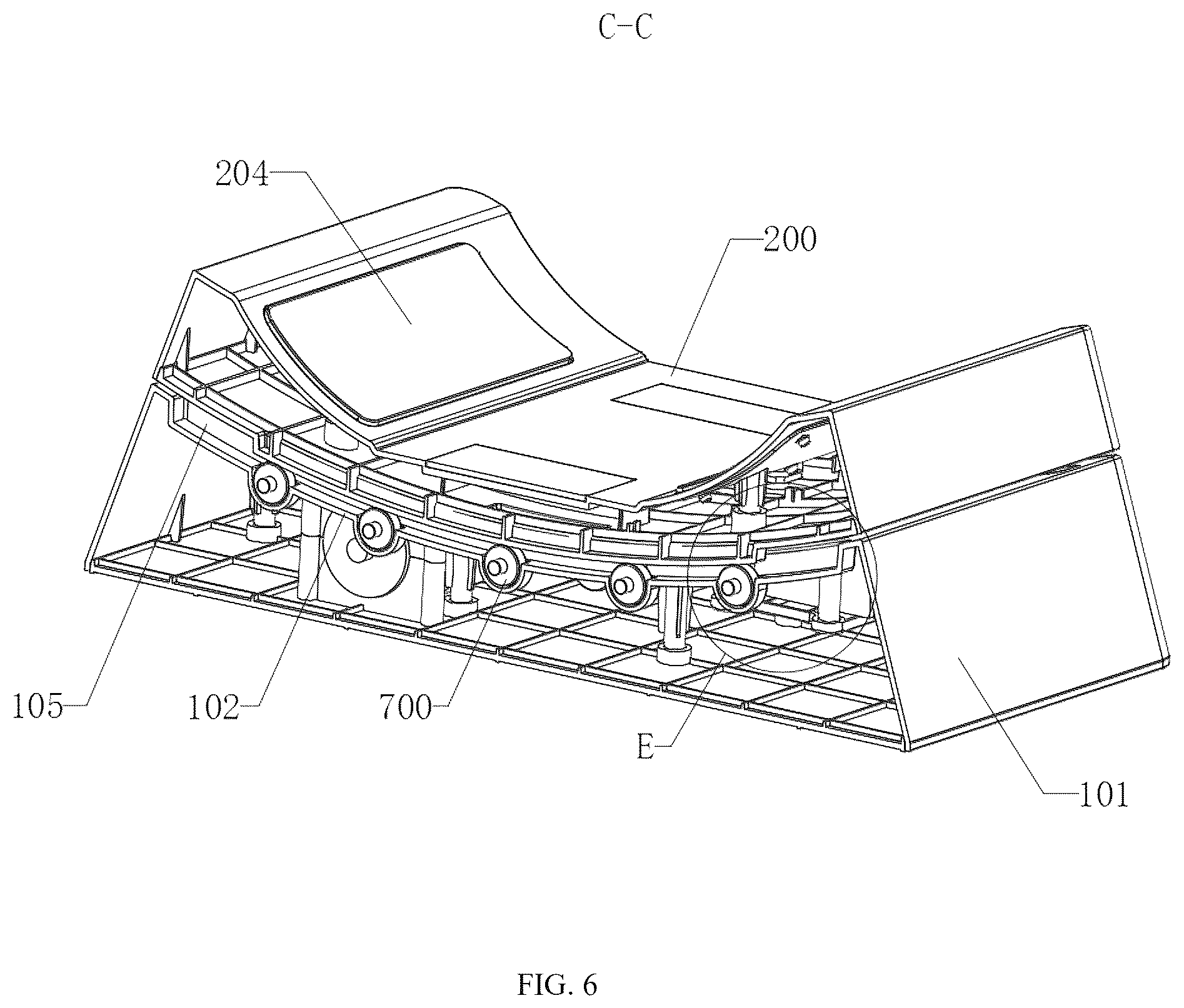 Patent US12396582 Figure 5 – Automatic decanting apparatus
