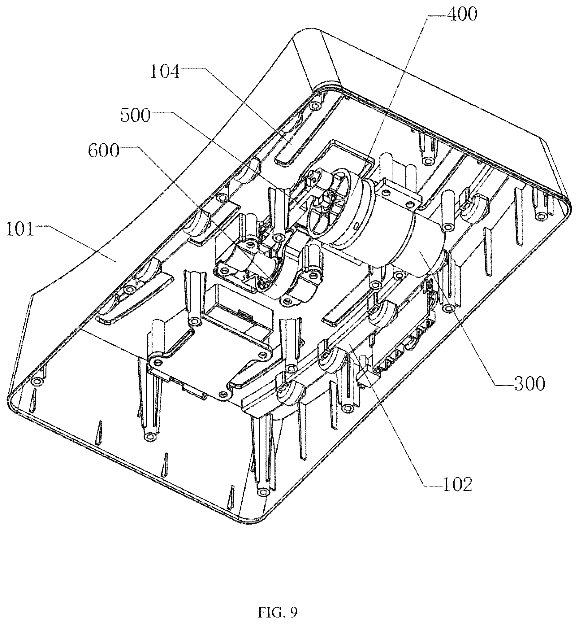 Patent US12396582 Figure 8 – Automatic decanting apparatus