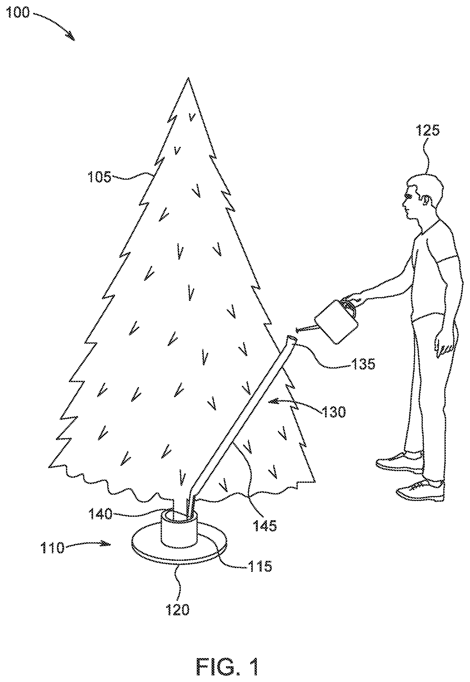 Patent US12396584 Figure 1 – Hydroponic feed indication apparatus
