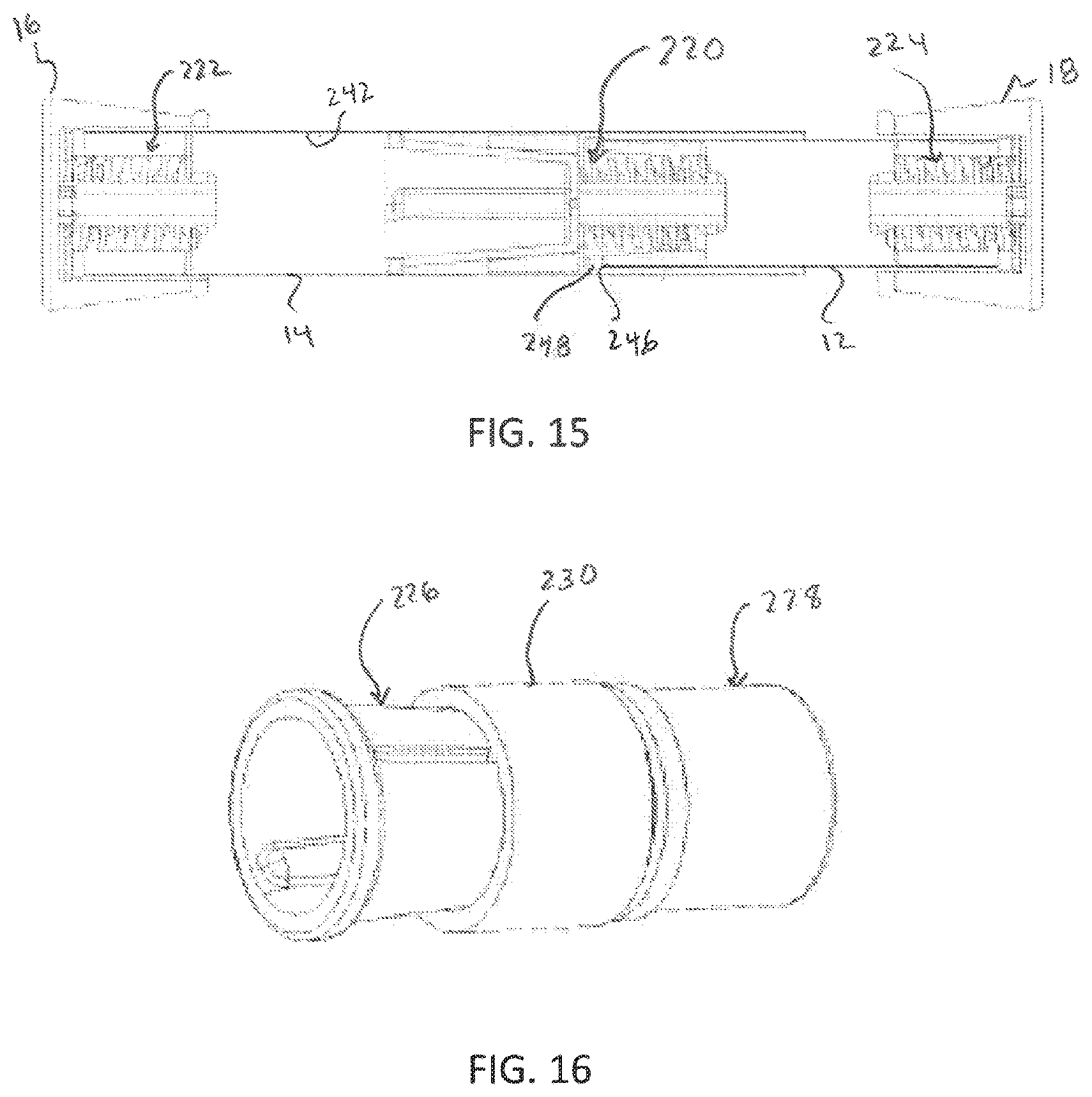Patent US12396585 Figure 5 – Dual-mounted end cap system and locking system for an adjustable rod