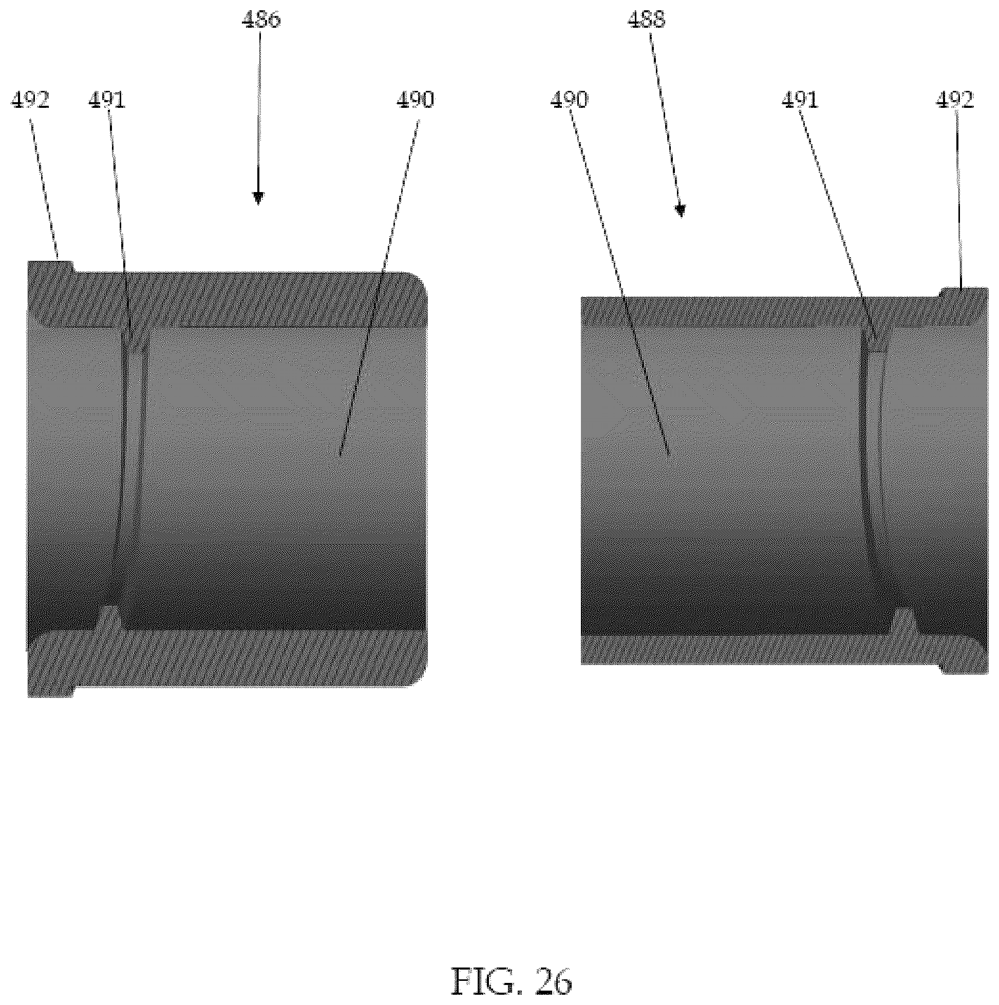 Patent US12396585 Figure 13 – Dual-mounted end cap system and locking system for an adjustable rod