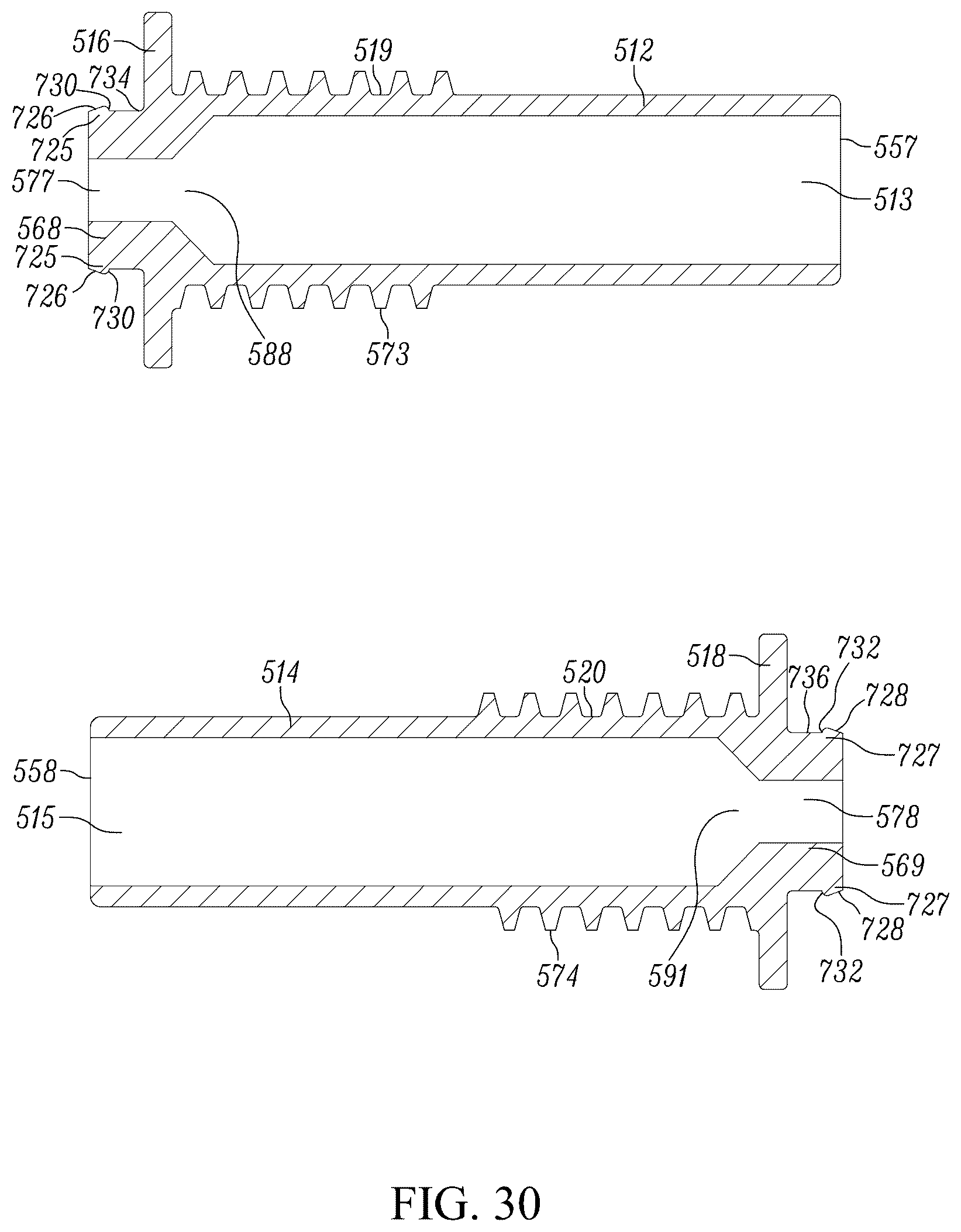 Patent US12396585 Figure 17 – Dual-mounted end cap system and locking system for an adjustable rod