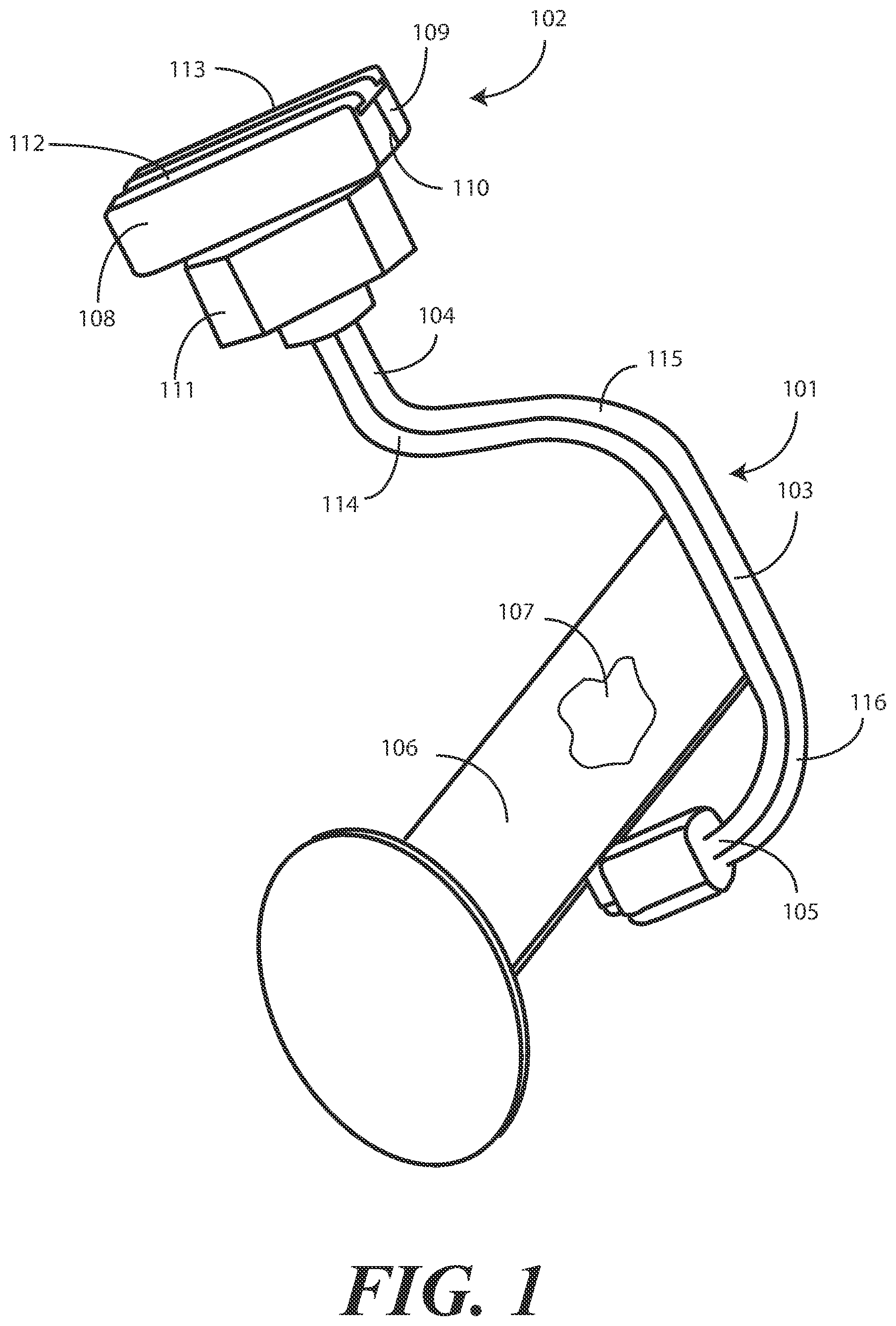 Patent US12396586 — Hangable apparatus and systems and methods therefor — Figure 1