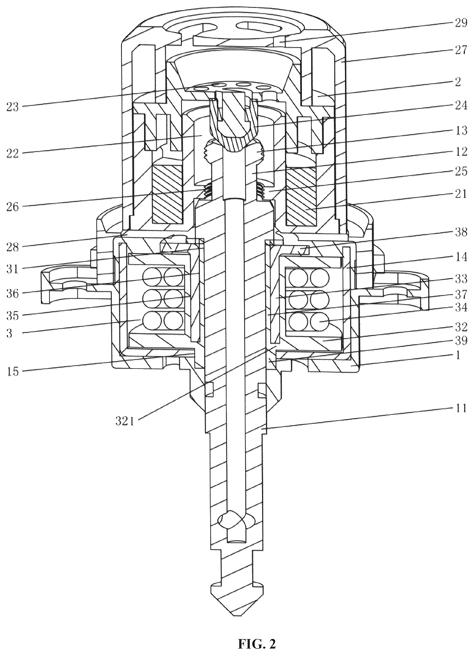 Patent US12396587 Figure 2 – Intelligent pressure solenoid valve