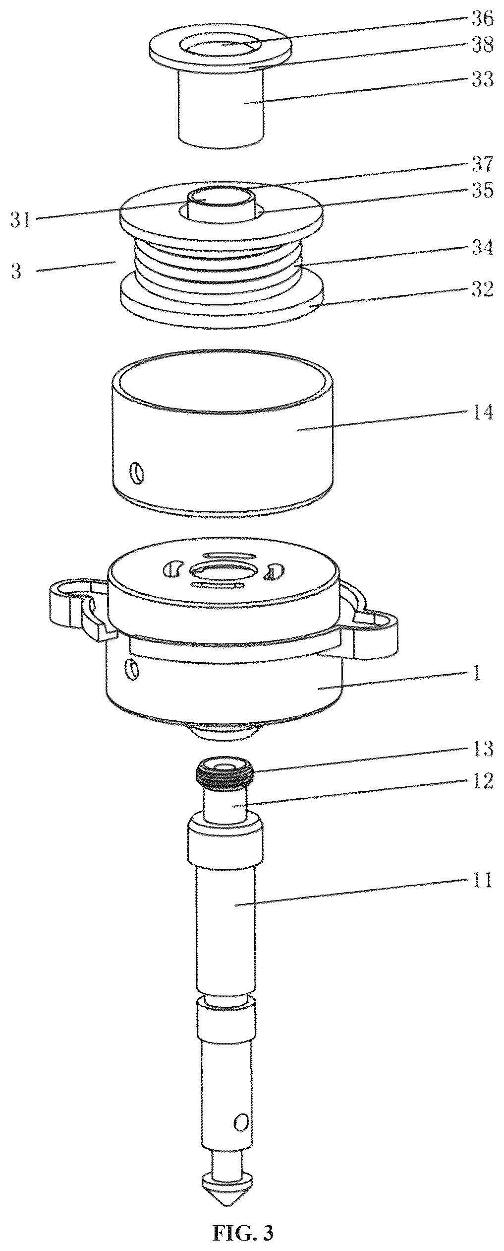 Patent US12396587 Figure 3 – Intelligent pressure solenoid valve