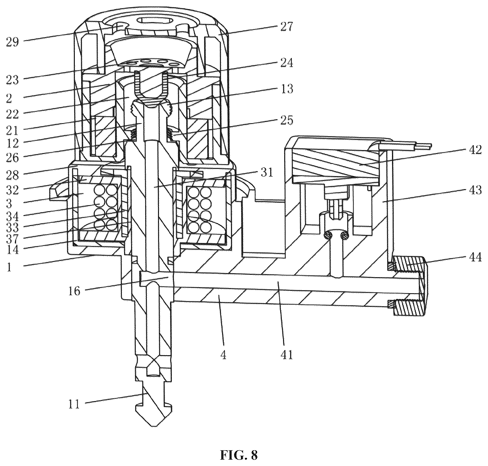 Patent US12396587 Figure 8 – Intelligent pressure solenoid valve