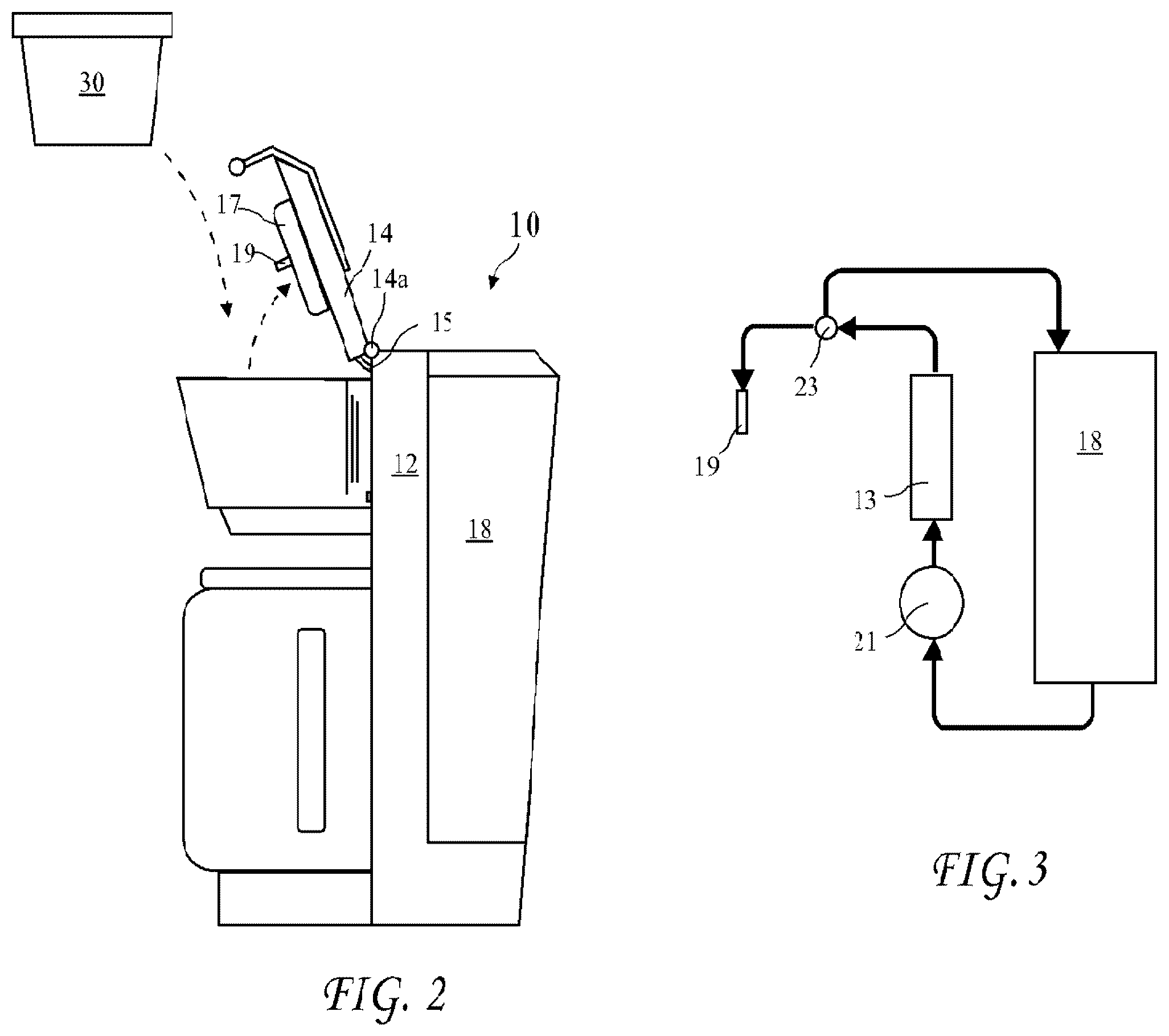 Patent US12396588 Figure 2 – Brewing material container for a beverage brewer