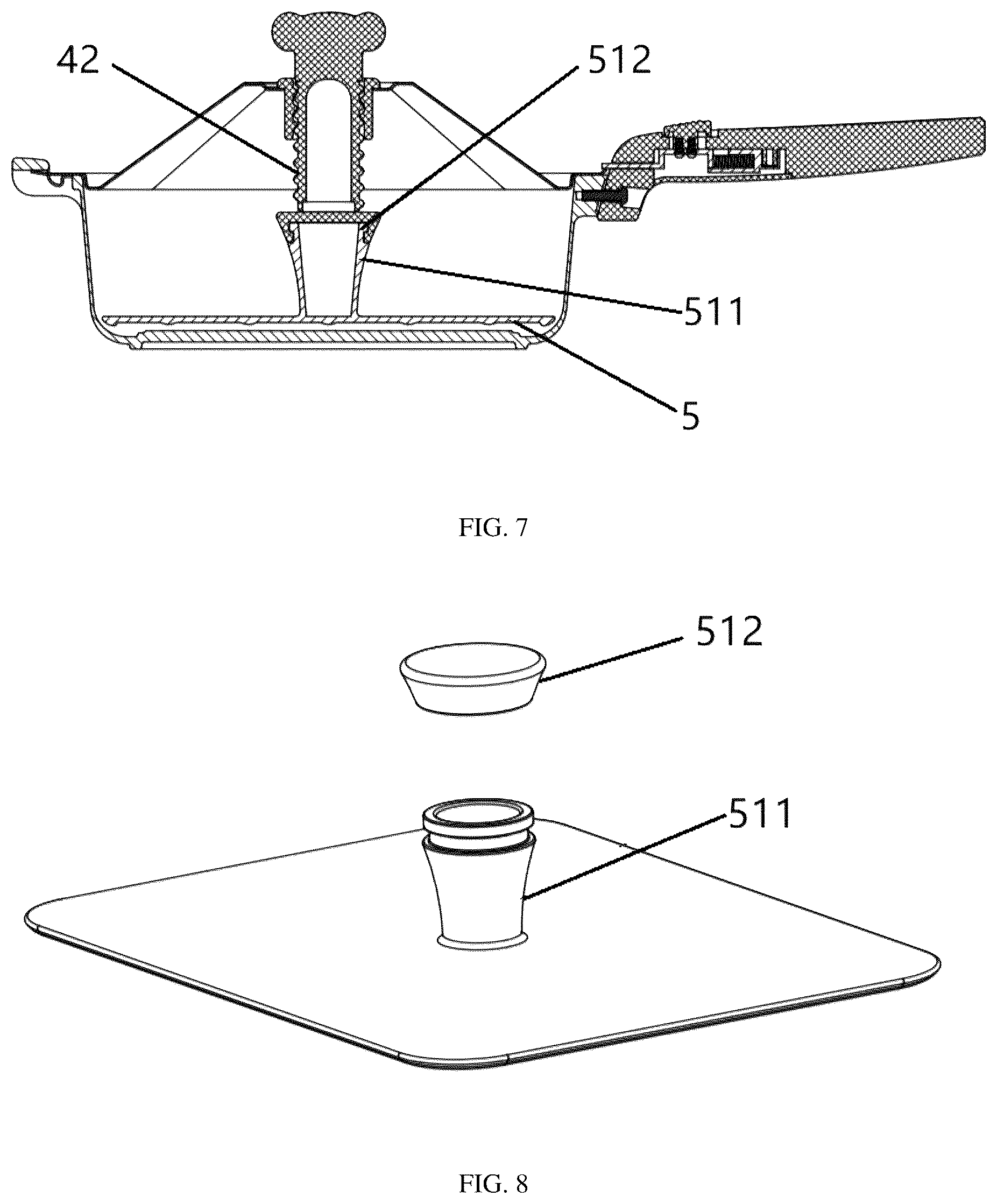 Patent US12396593 Figure 4 – Cooking utensil