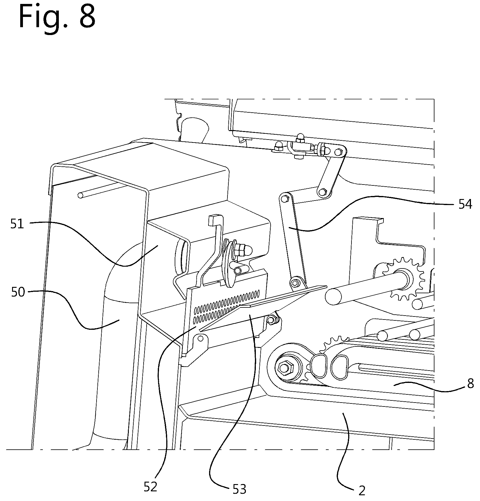 Patent US12396594 Figure 5 – Continuous frying device