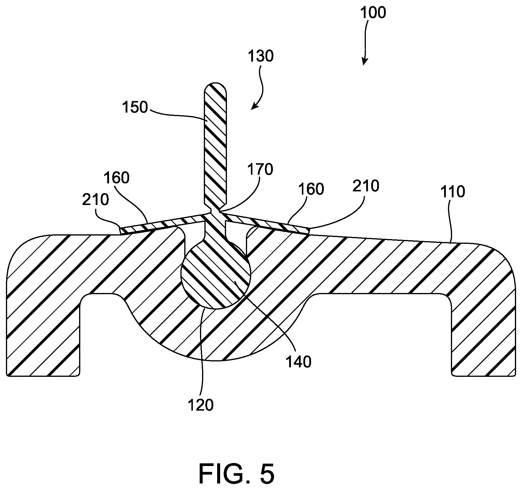 Patent US12396598 Figure 5 – Flexible shower dam