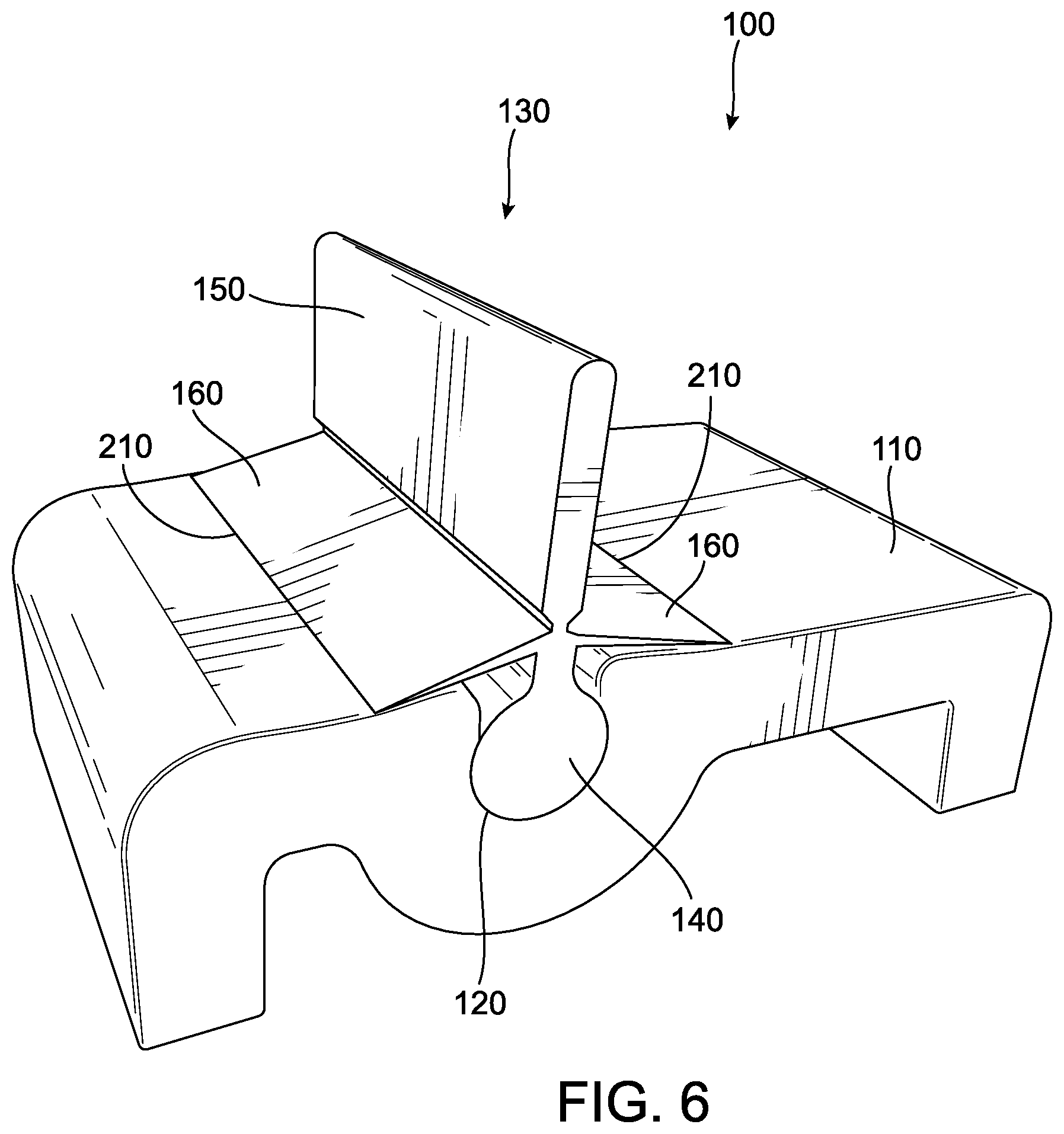 Patent US12396598 Figure 6 – Flexible shower dam