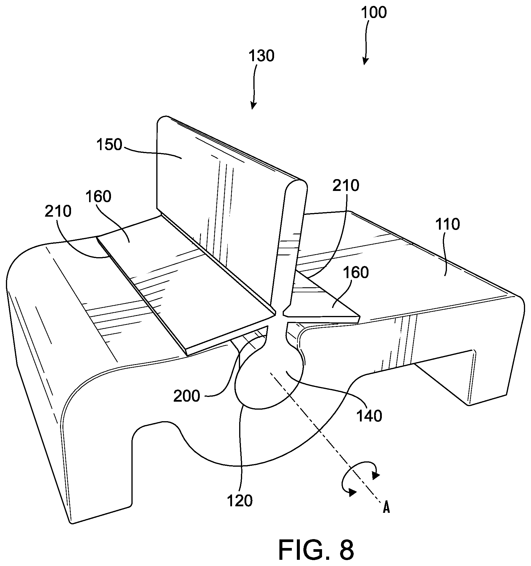Patent US12396598 Figure 8 – Flexible shower dam