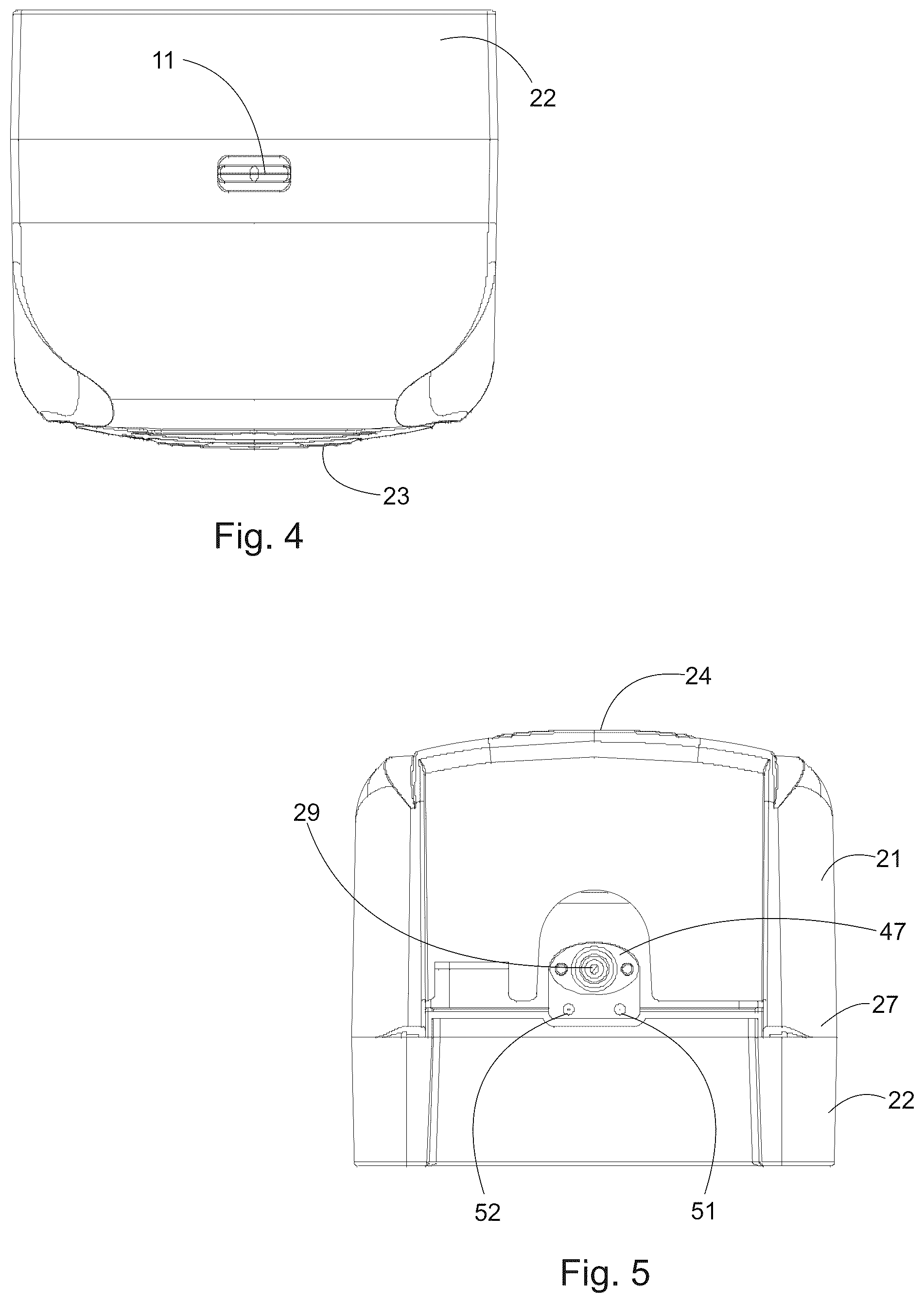 Patent US12396599 Figure 3 – Wall mount dispenser