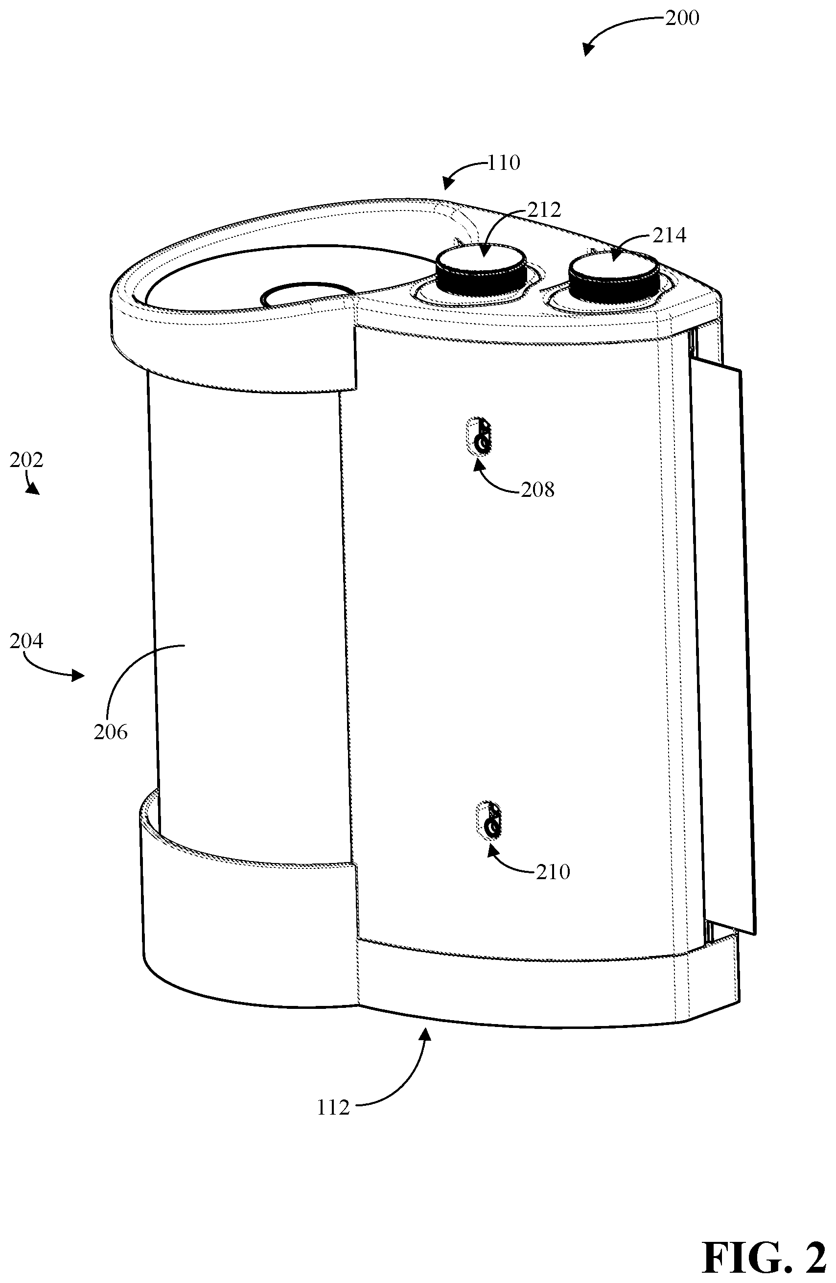 Patent US12396600 Figure 2 – Fluid dosing substrate dispenser