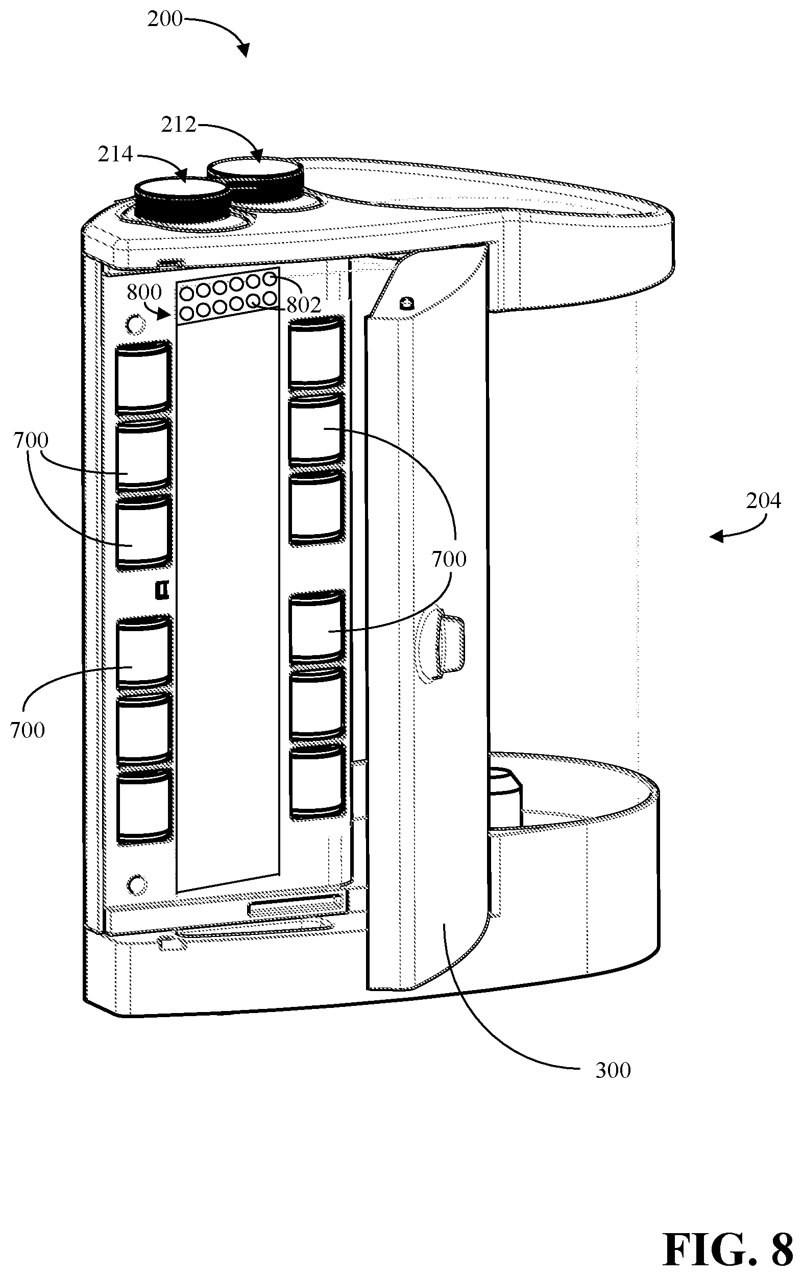 Patent US12396600 Figure 7 – Fluid dosing substrate dispenser