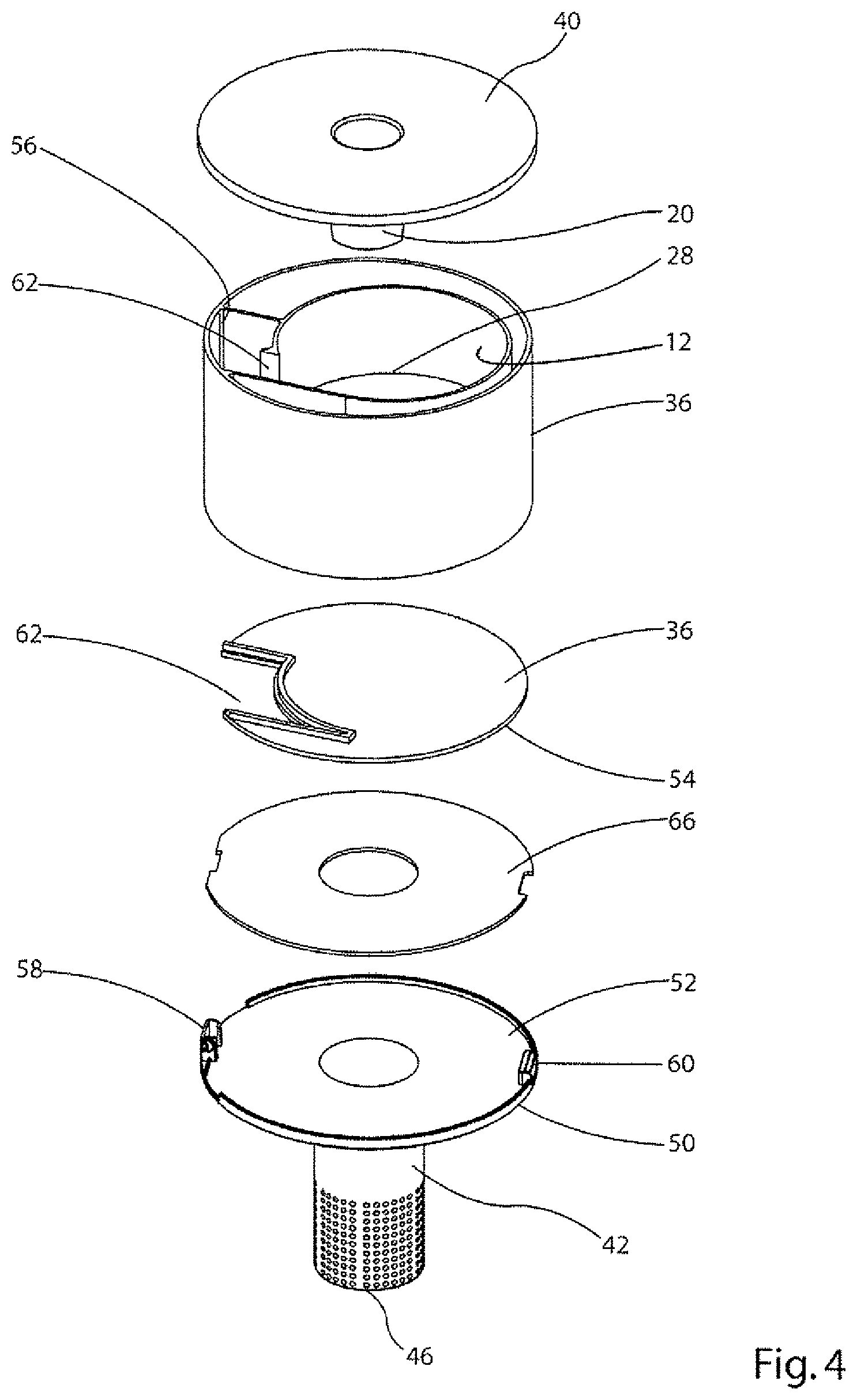 Patent US12396604 Figure 6 – Configuration of a cyclone assembly and surface cleaning apparatus having same