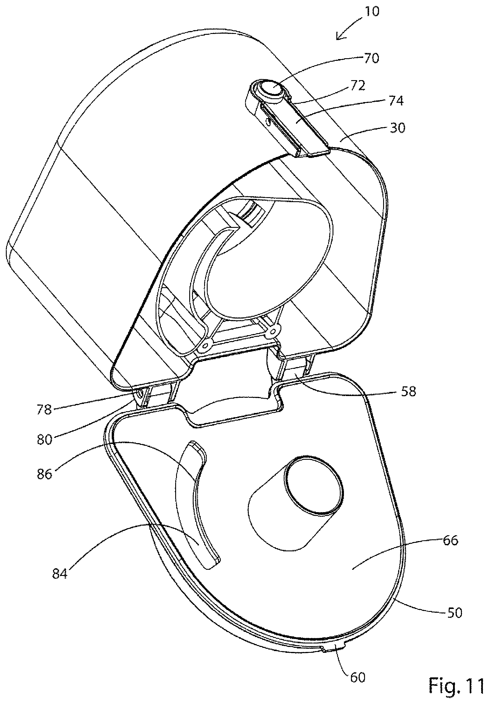 Patent US12396604 Figure 13 – Configuration of a cyclone assembly and surface cleaning apparatus having same