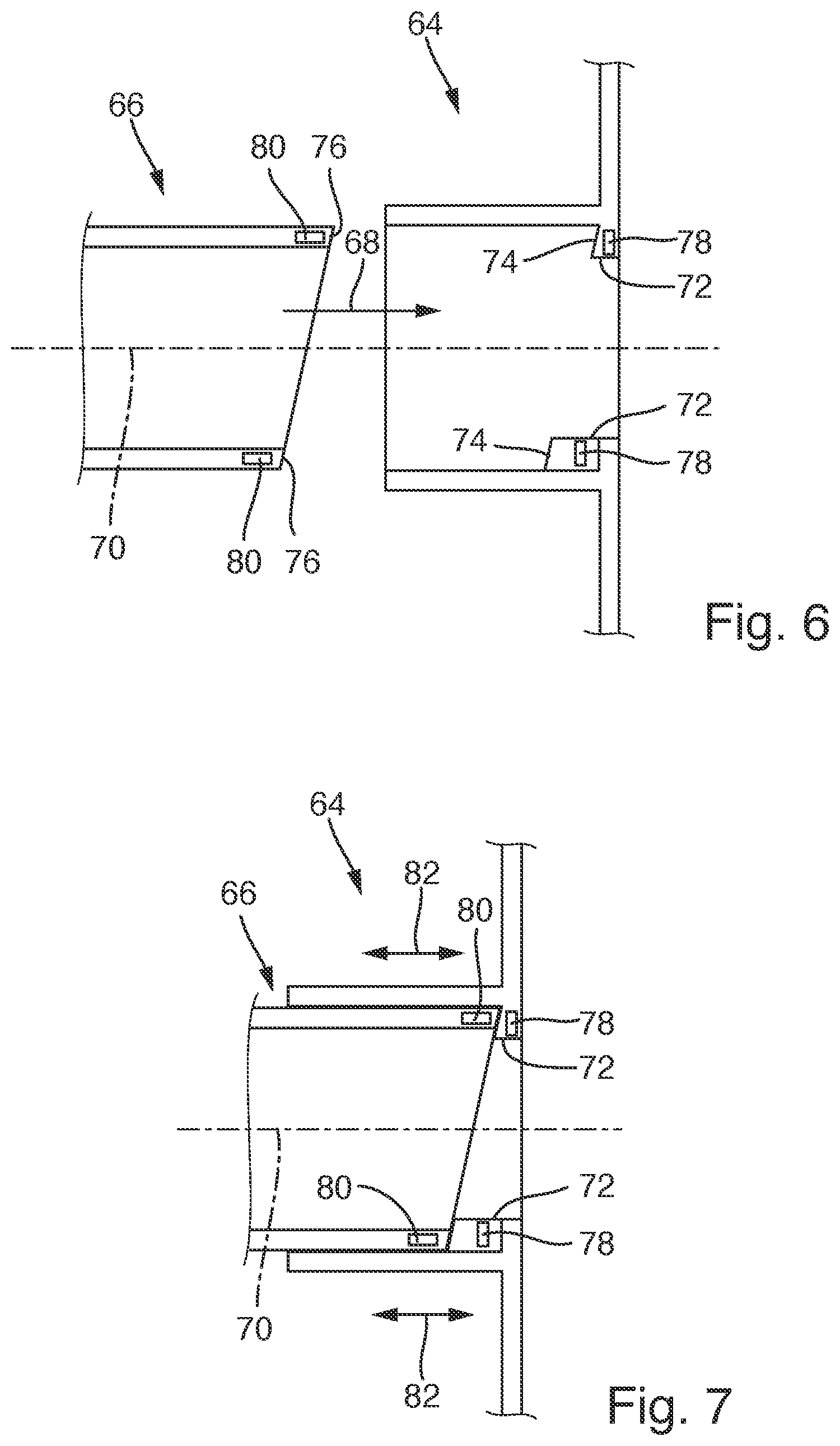 Patent US12396605 Figure 4 – Pneumatic tube or hose for releasable airtight connection to a pneumatic port and respective pneumatic port