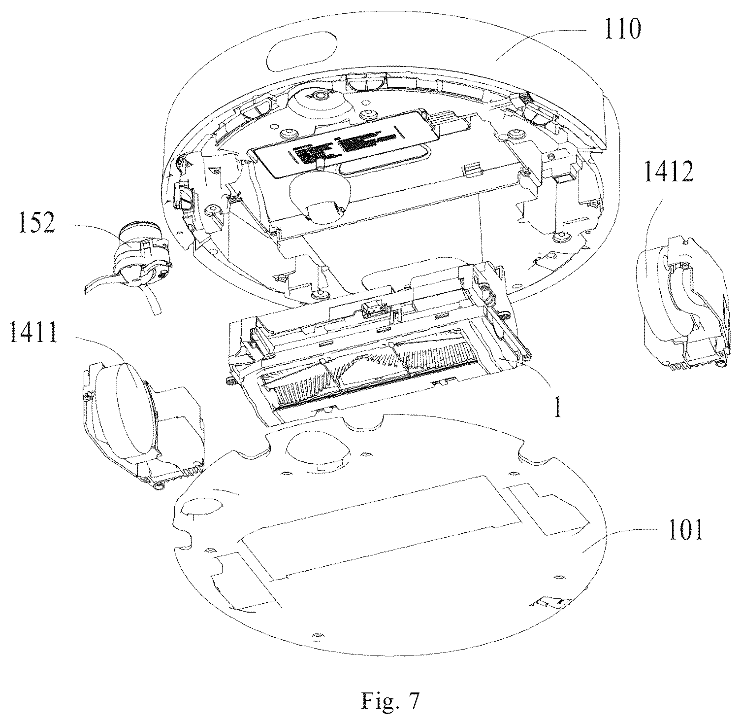 Patent US12396606 Figure 4 – Autonomous cleaning device