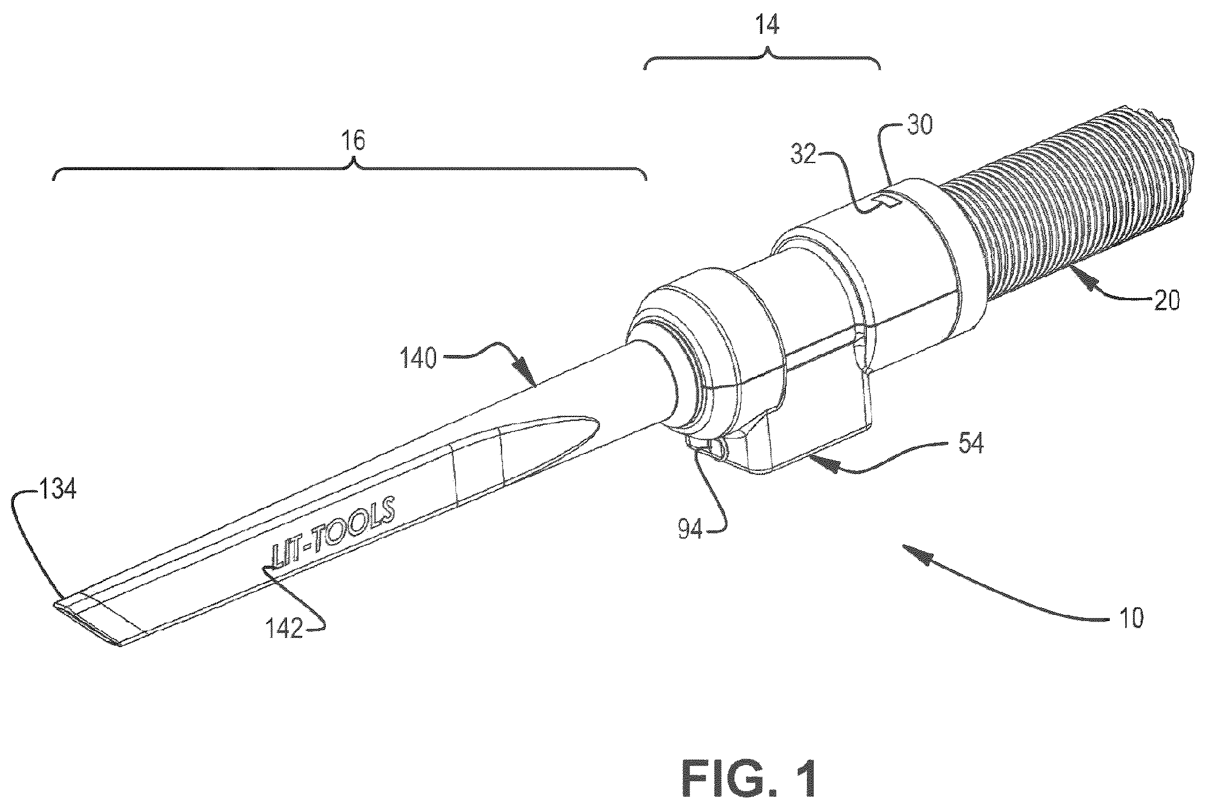 Patent US12396608 Figure 1 – Lit tools and power storage