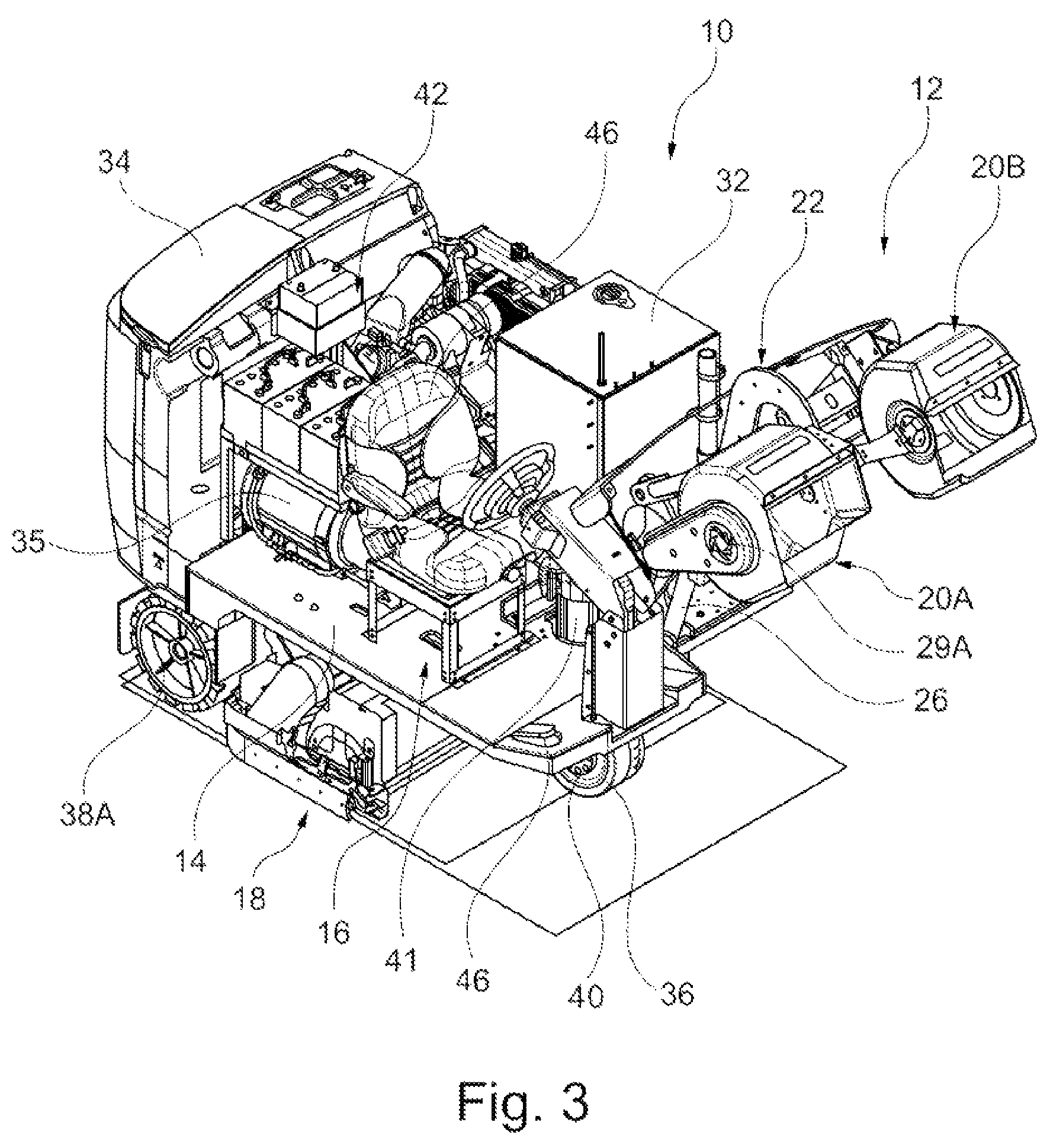 Patent US12396611 Figure 3 – High-dump hopper for floor cleaning machine and method for cleaning a floor