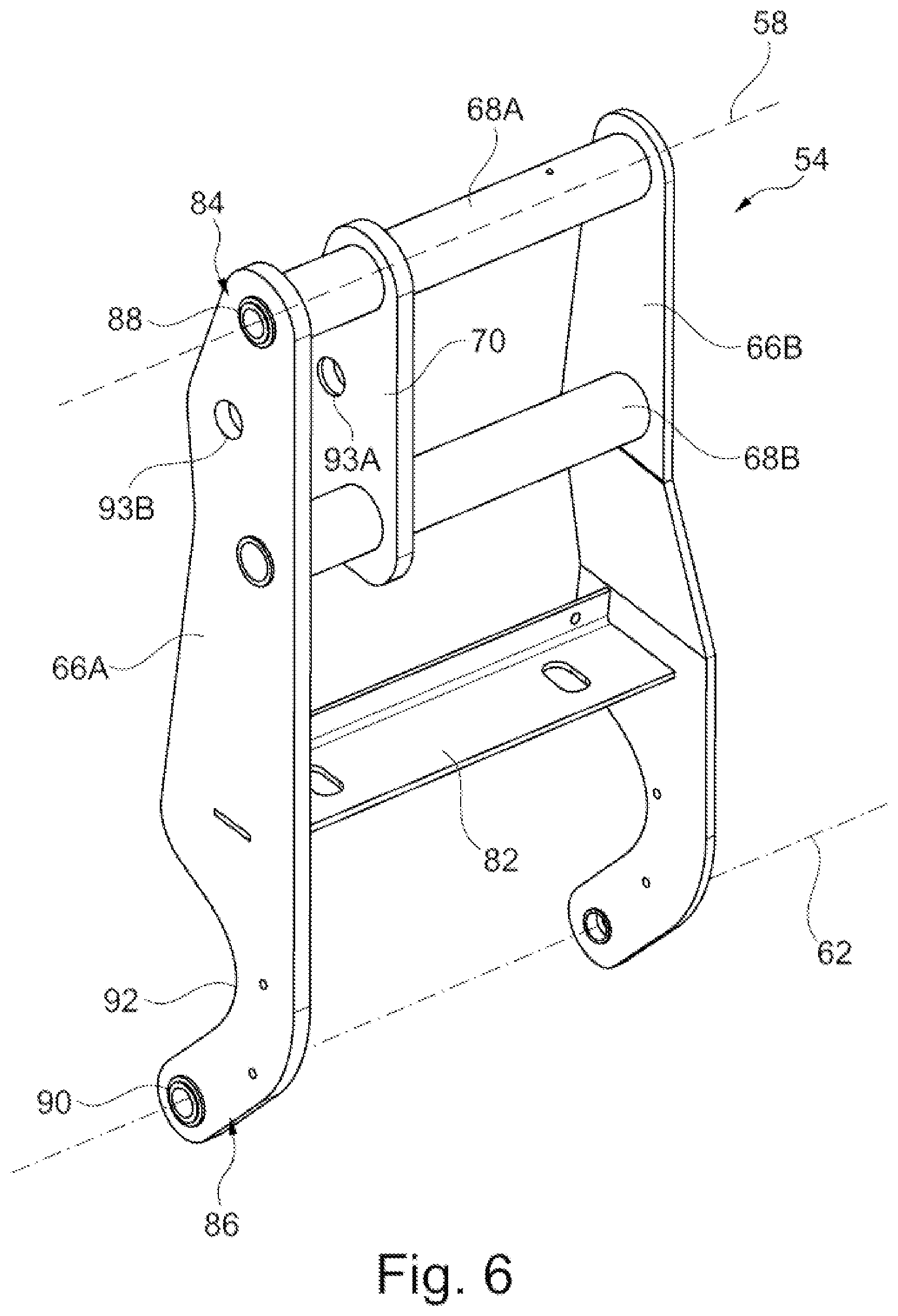 Patent US12396611 Figure 6 – High-dump hopper for floor cleaning machine and method for cleaning a floor