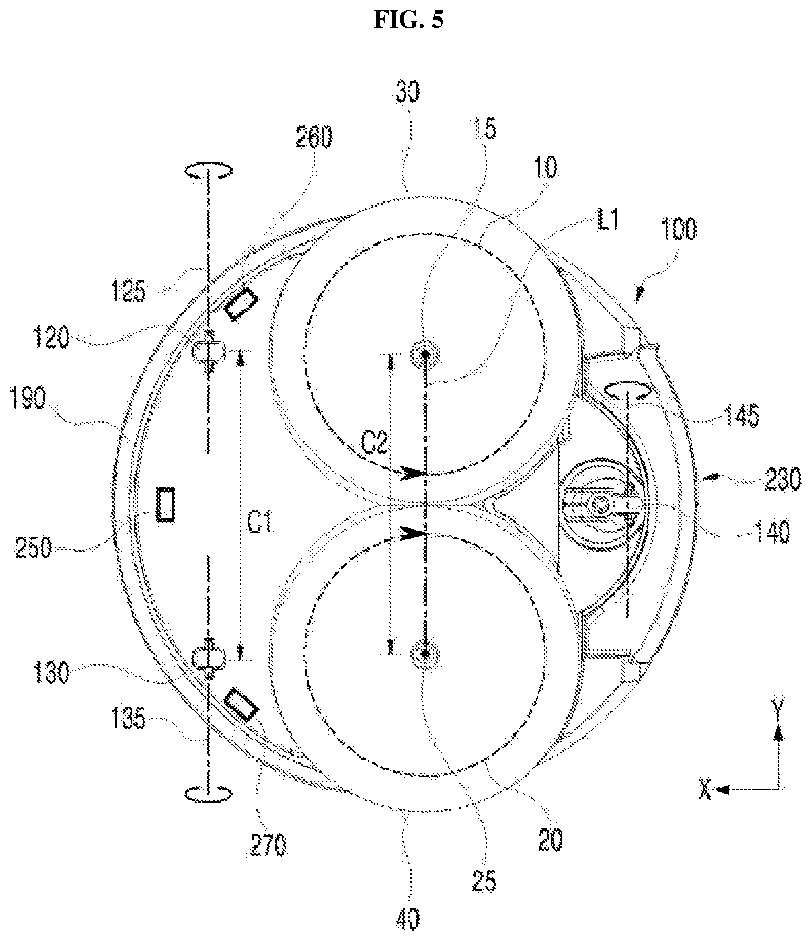 Patent US12396612 Figure 5 – Robot vacuum