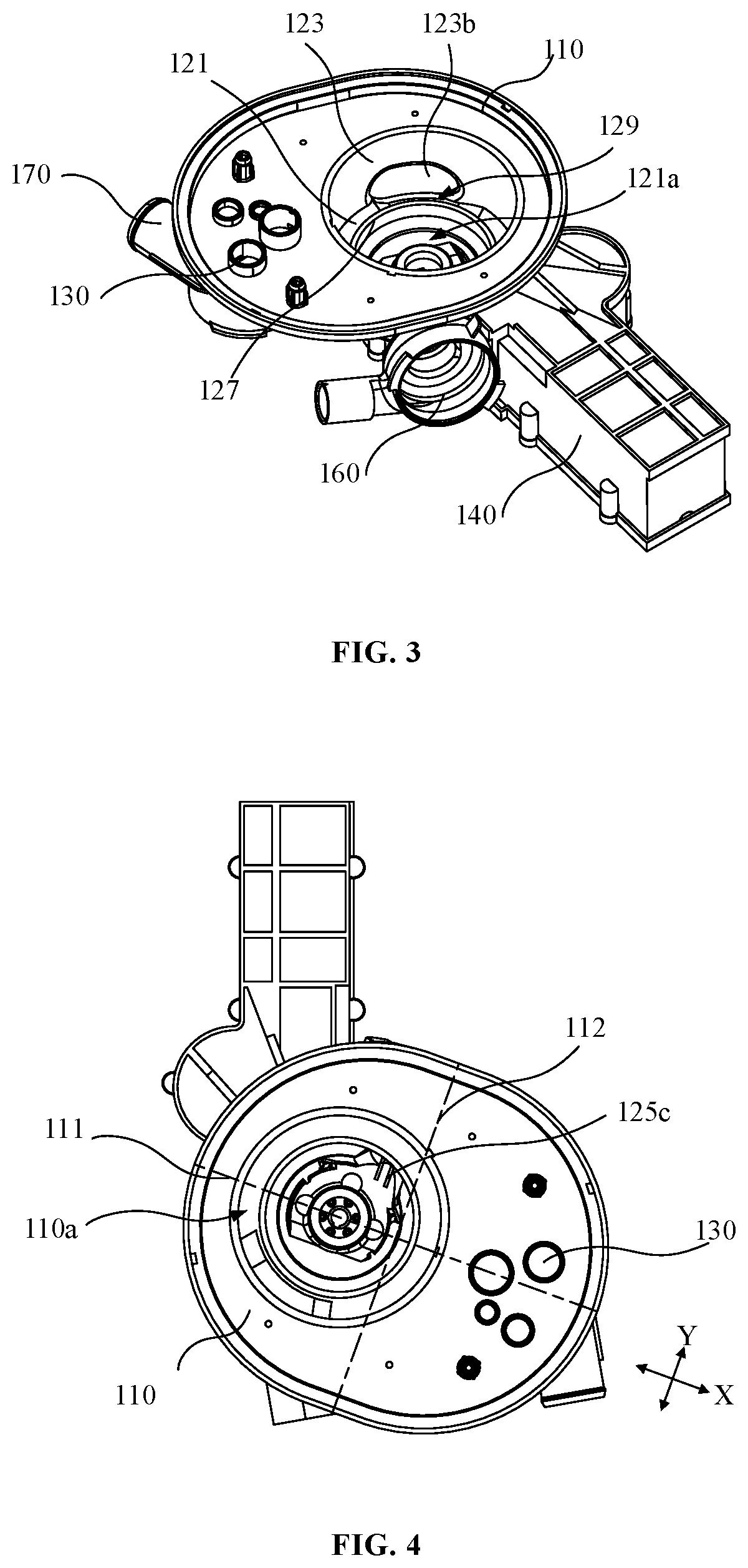 Patent US12396614 Figure 2 – Tableware washing apparatus and filtering device thereof