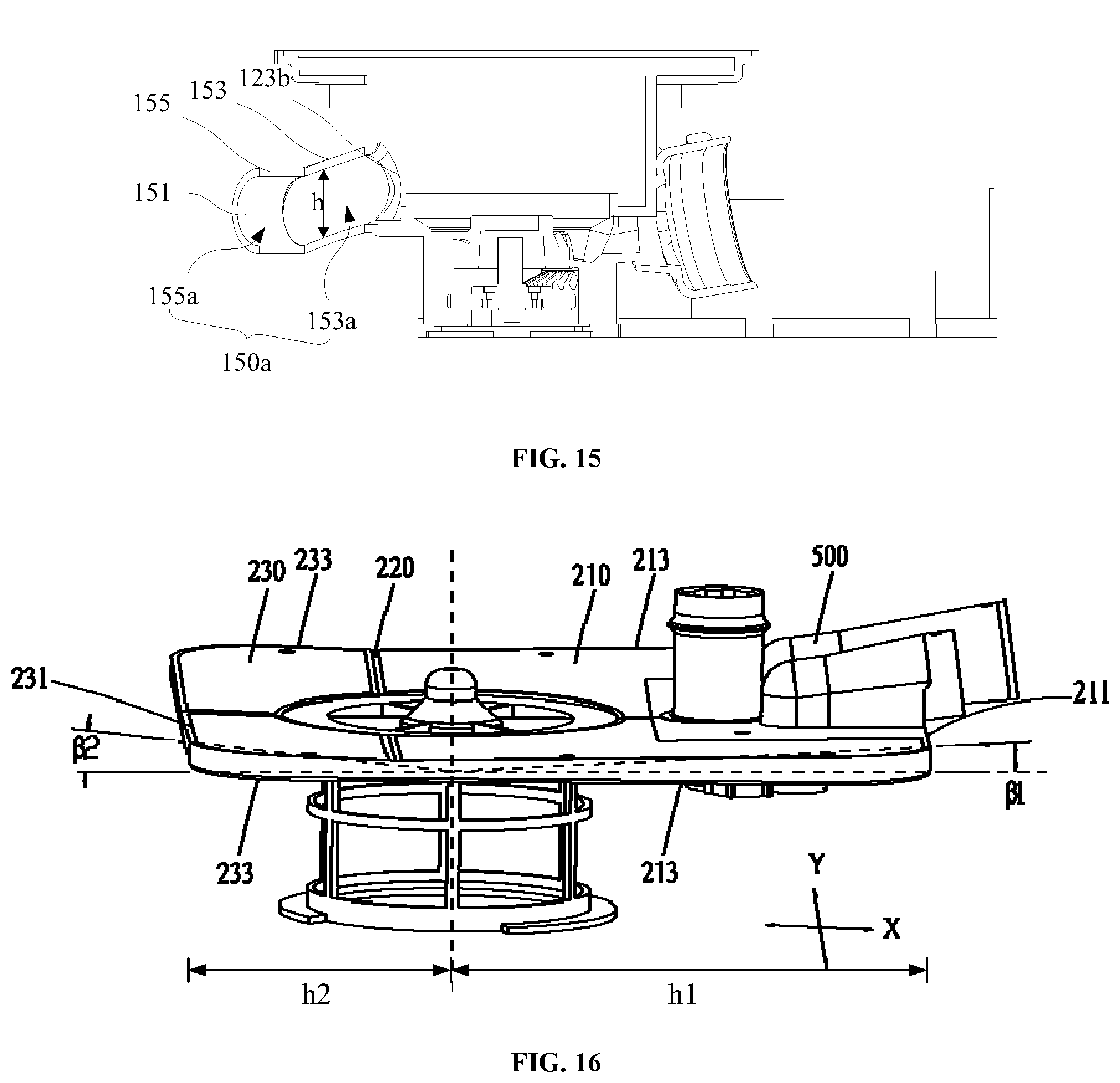 Patent US12396614 Figure 8 – Tableware washing apparatus and filtering device thereof